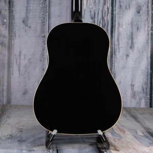 Gibson 50s J-45 Original Acoustic/Electric Guitar, Ebony, back closeup