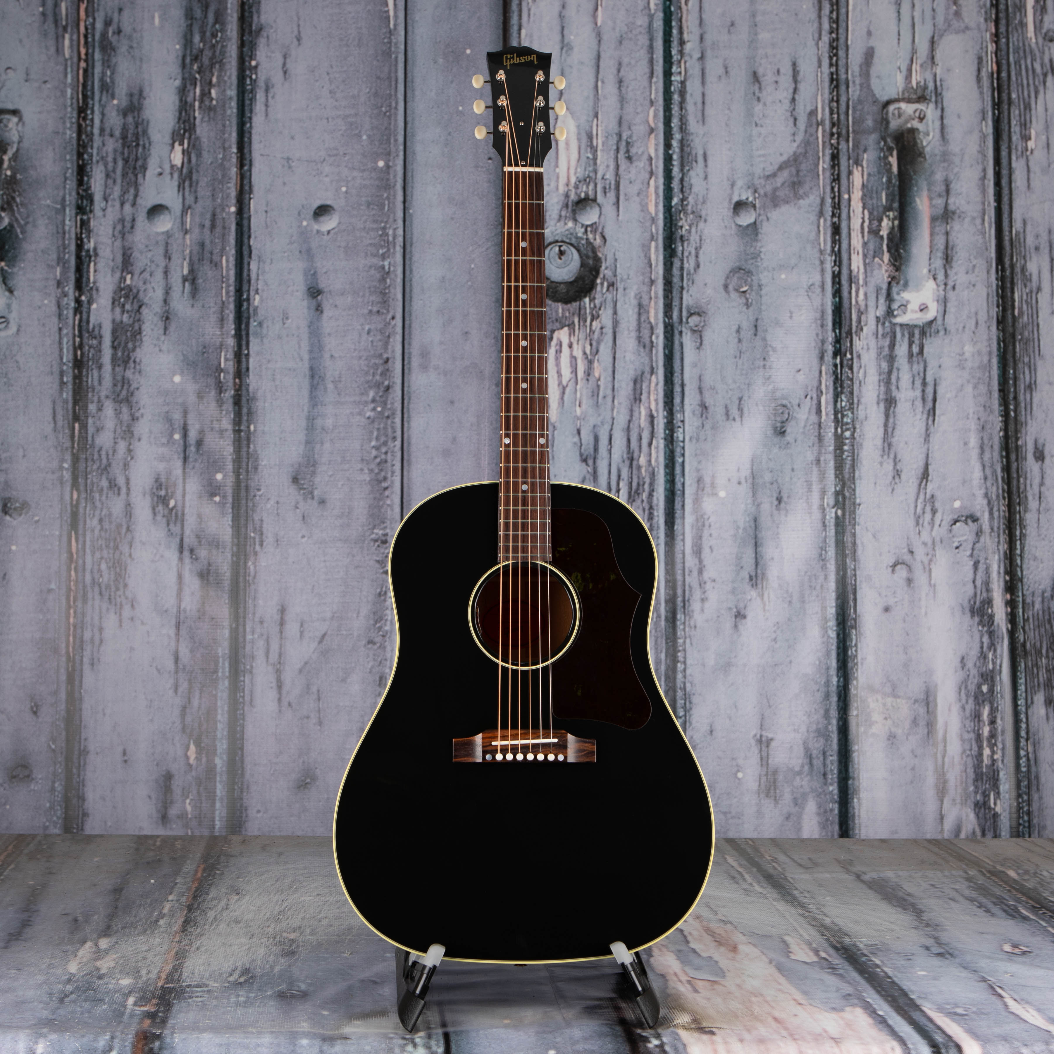 Gibson 50s J-45 Original Acoustic/Electric Guitar, Ebony, front