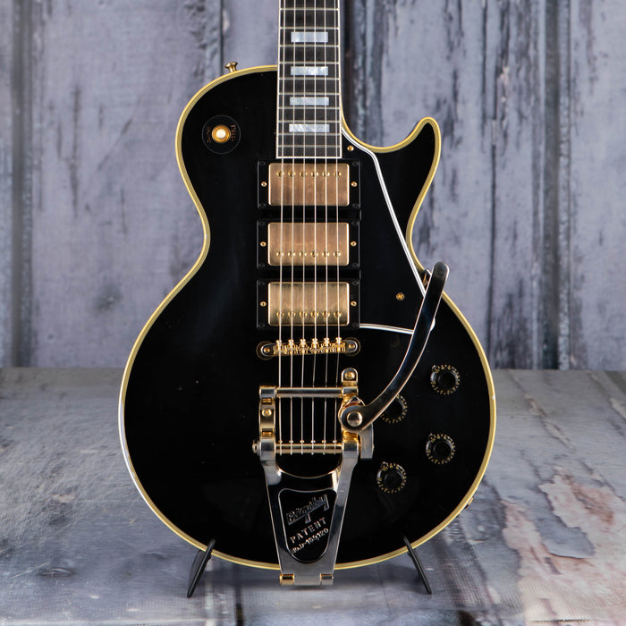 Gibson Custom Shop 1957 Les Paul Custom Reissue 3-Pickup With Bigsby Murphy Lab Light Aged, Ebony