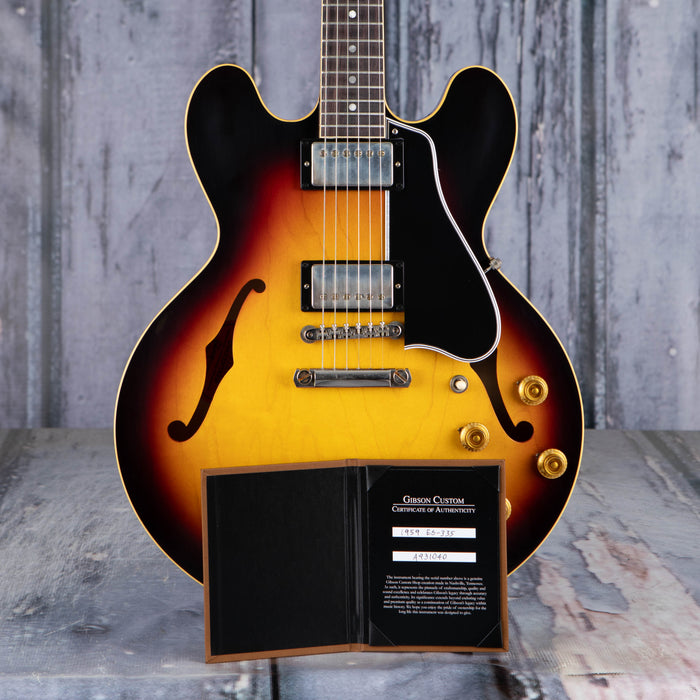 Gibson Custom Shop 1959 ES-335 Reissue VOS Semi-Hollowbody, Vintage Burst