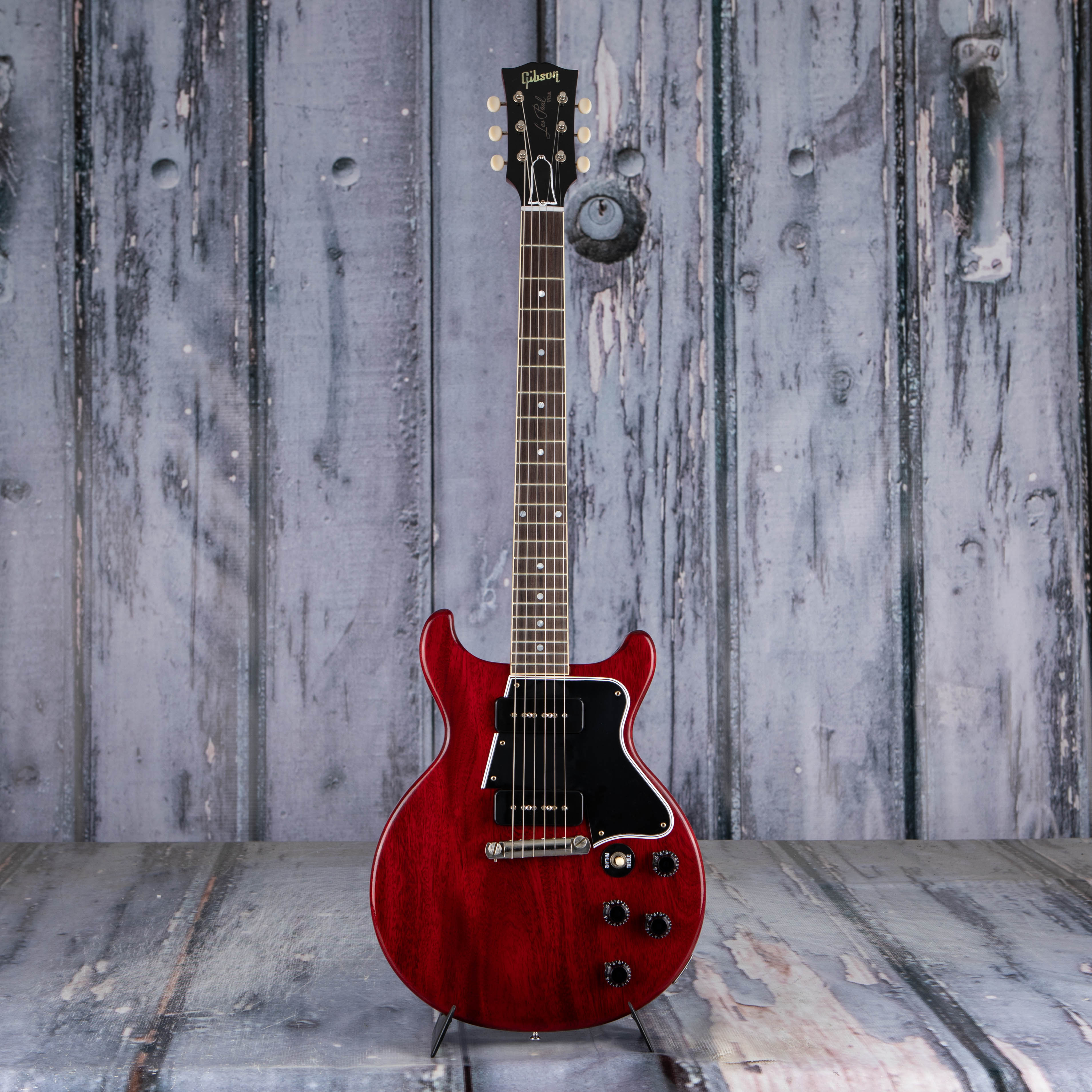 Gibson Custom Shop 1960 Les Paul Special Double Cut Reissue Electric Guitar, Cherry Red, front
