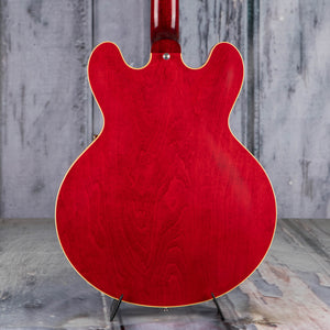 Gibson Custom Shop 1961 ES-335 Reissue VOS Semi-Hollowbody Guitar, Sixties Cherry, back closeup