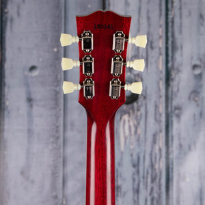 Gibson Custom Shop 1961 ES-335 Reissue VOS Semi-Hollowbody Guitar, Sixties Cherry, back headstock