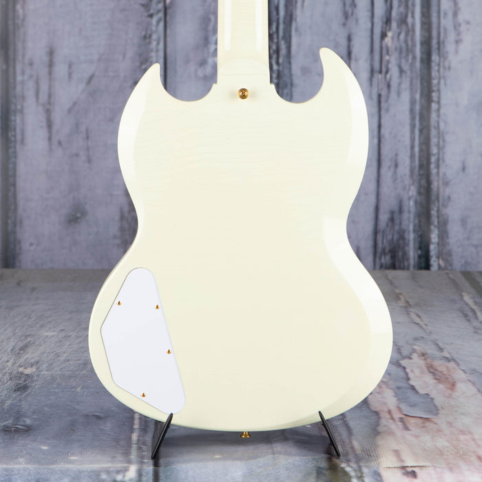 Gibson Custom Shop 1963 Les Paul SG Custom With Maestro Vibrola Murphy Lab Ultra Light Aged, Classic White