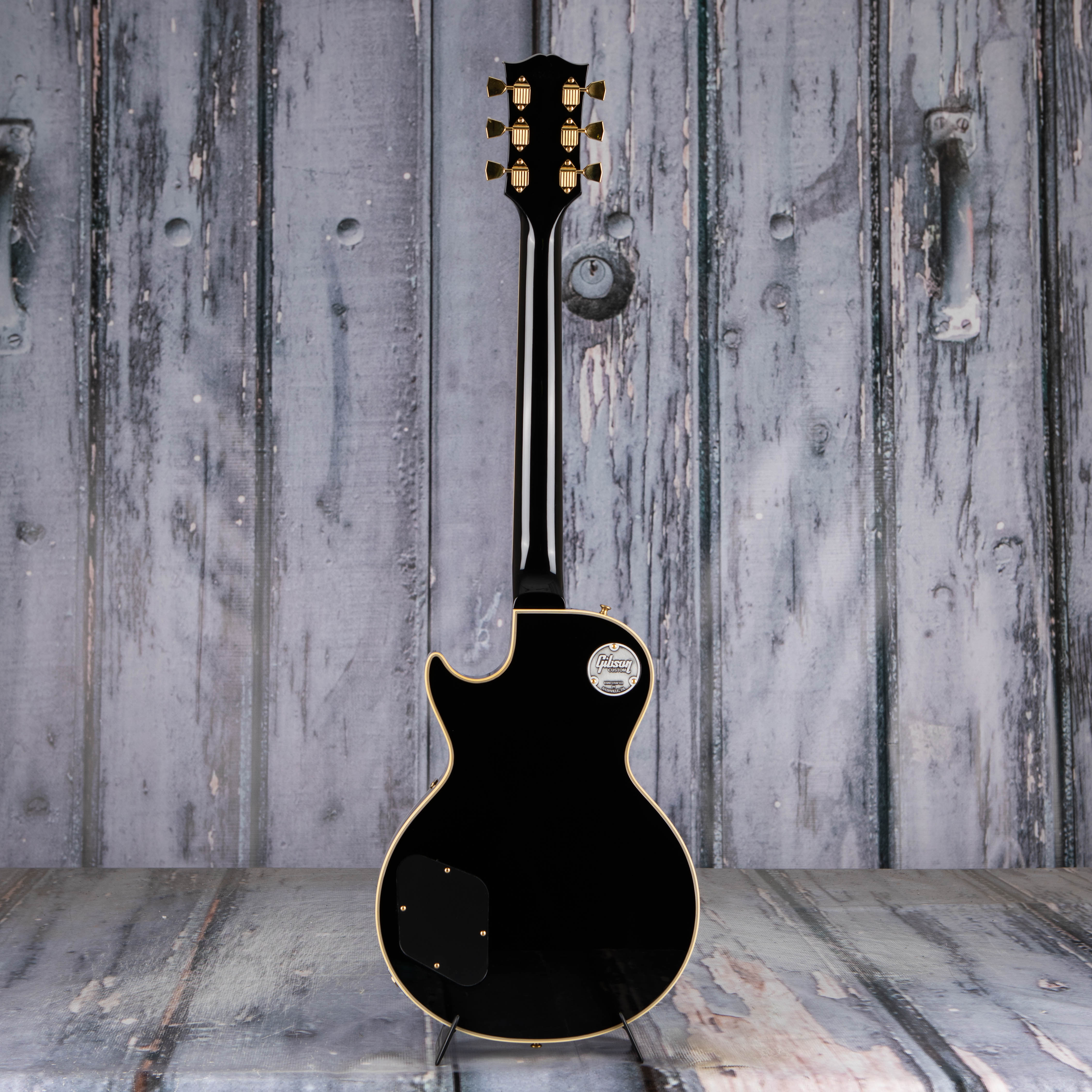 Gibson Custom Shop 1968 Les Paul Custom Reissue VOS Electric Guitar, Ebony, back