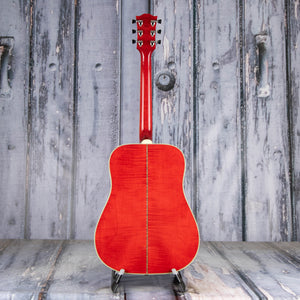 Gibson Dove Original Acoustic/Electric Guitar, Vintage Cherry Sunburst, back