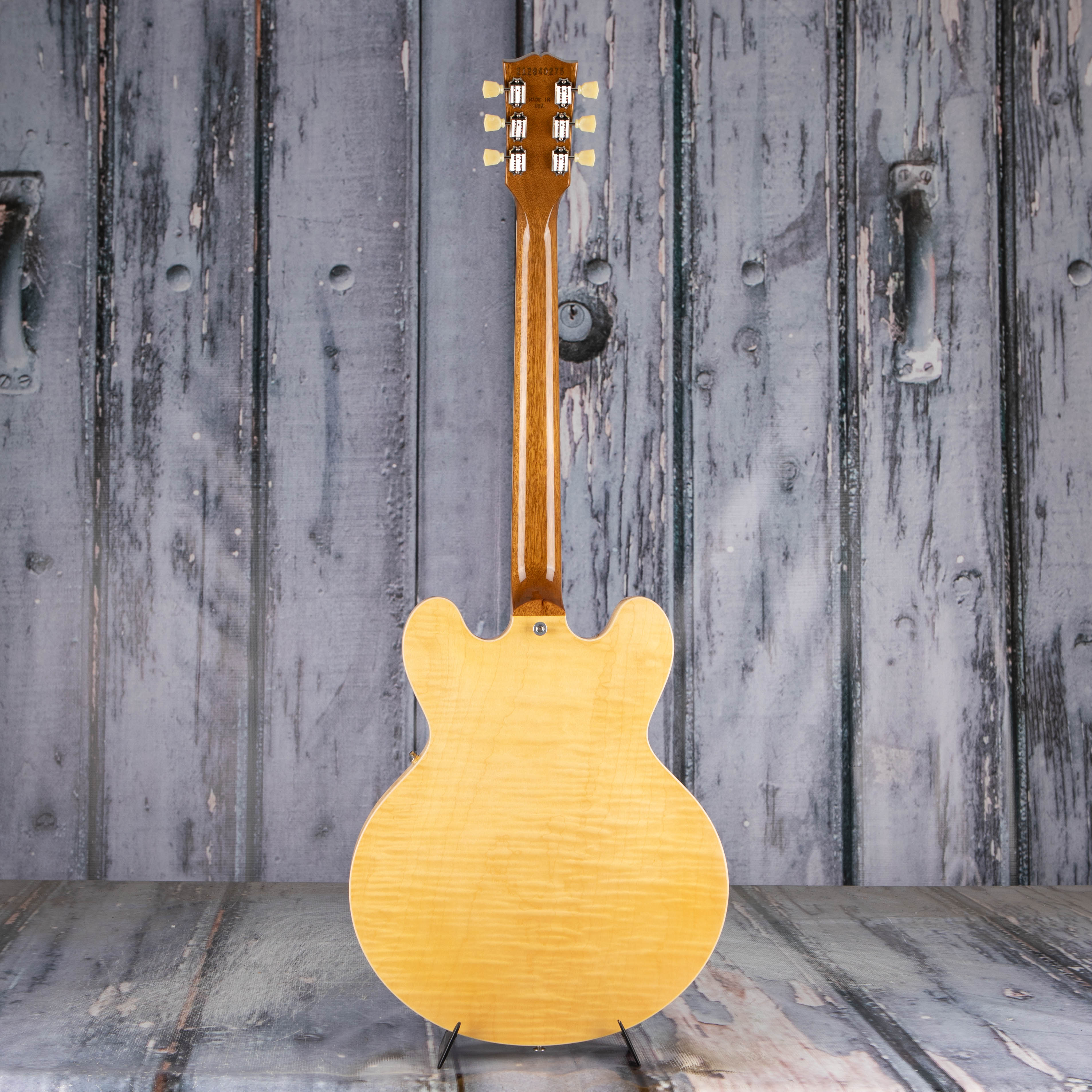 Gibson ES-335 Figured Semi-Hollowbody Guitar, Antique Natural, back