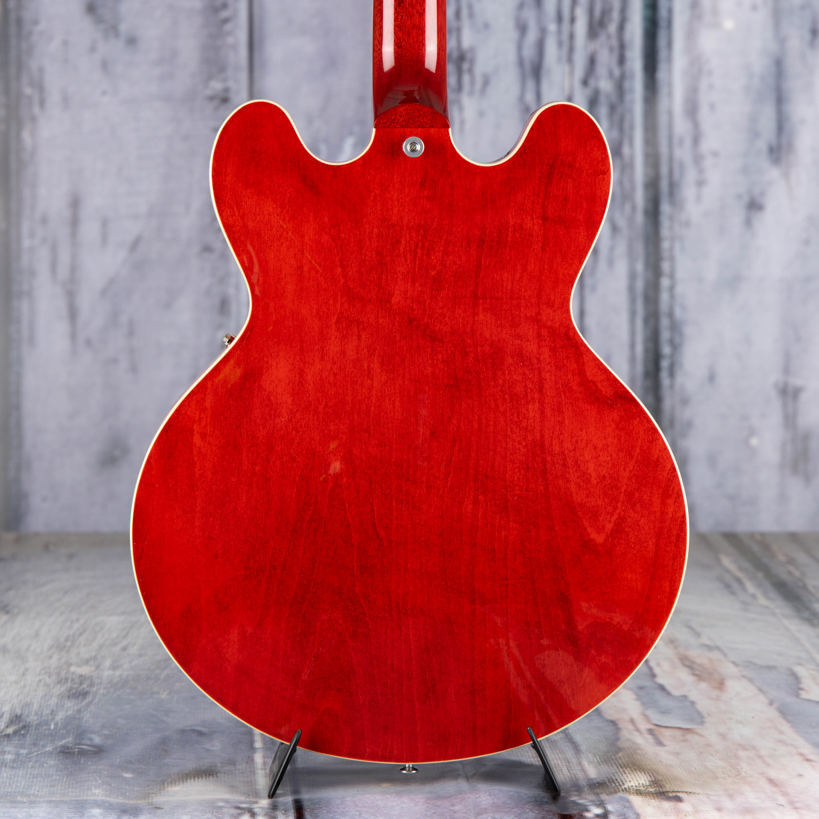 Gibson ES-335 Semi-Hollowbody Guitar, Sixties Cherry, back closeup
