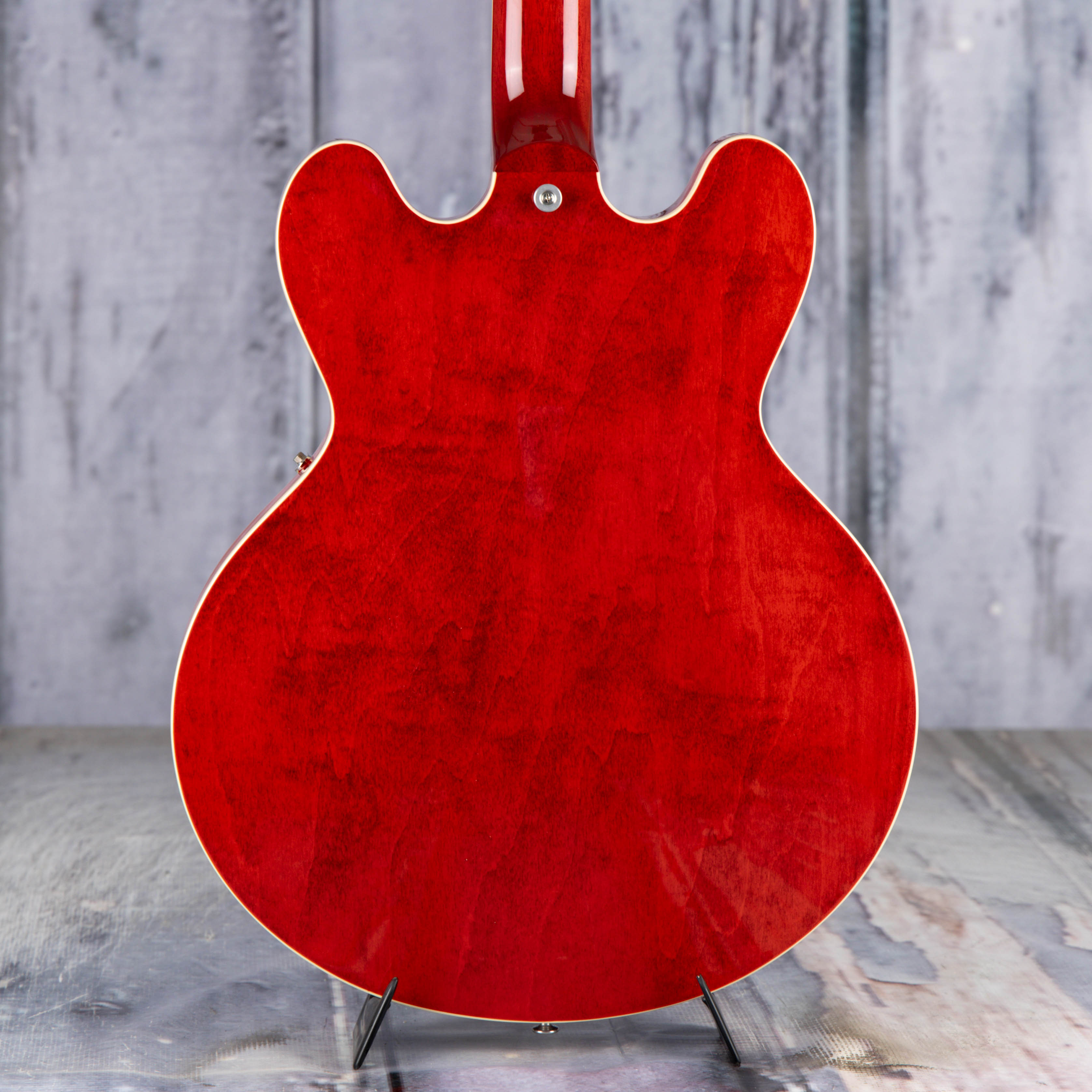 Gibson ES-345 Semi-Hollowbody Guitar, Sixties Cherry, back closeup