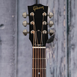 Gibson J-45 Special Acoustic/Electric Guitar, Satin Vintage Sunburst, front headstock