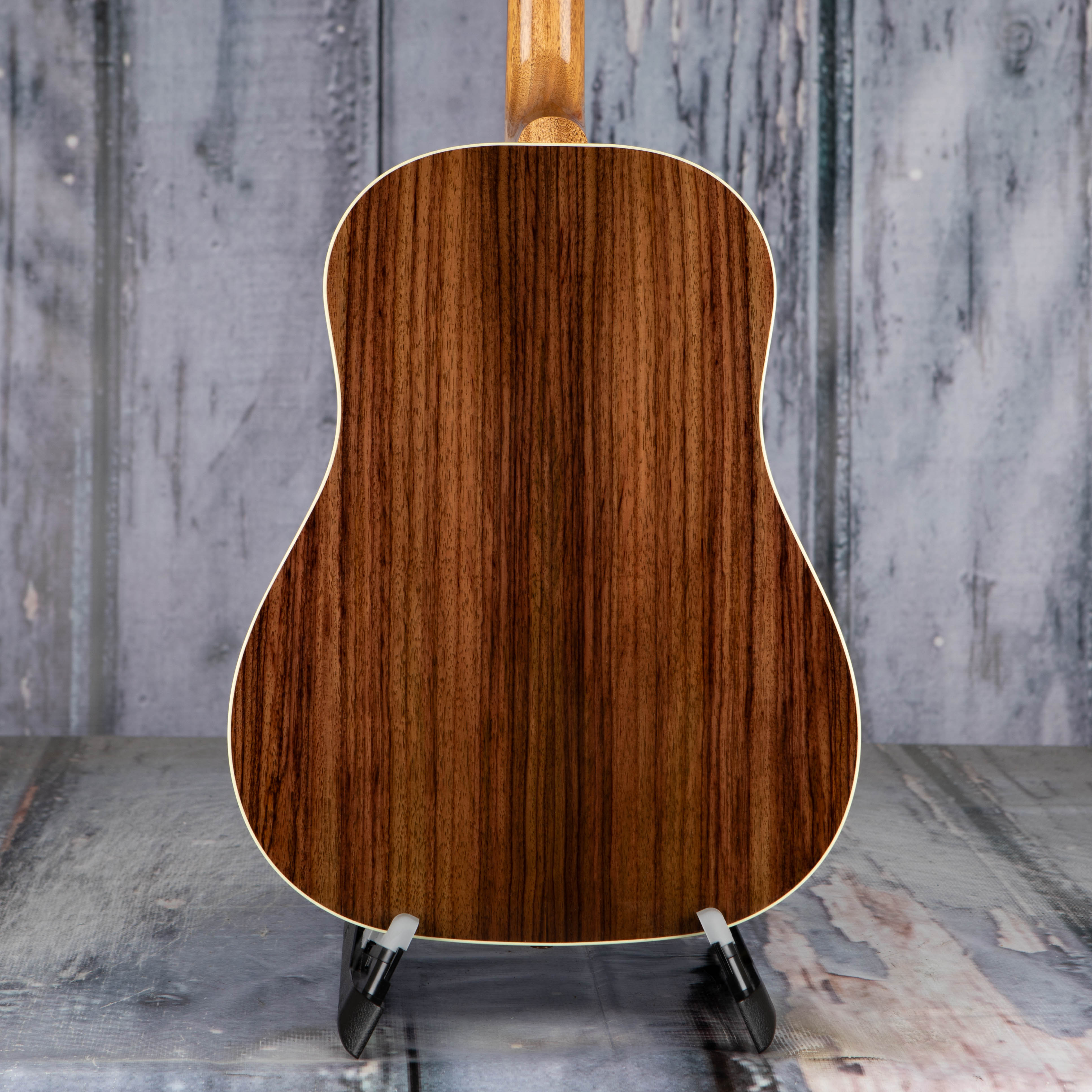Gibson J-45 Standard Rosewood Acoustic/Electric Guitar, Rosewood Burst, back closeup