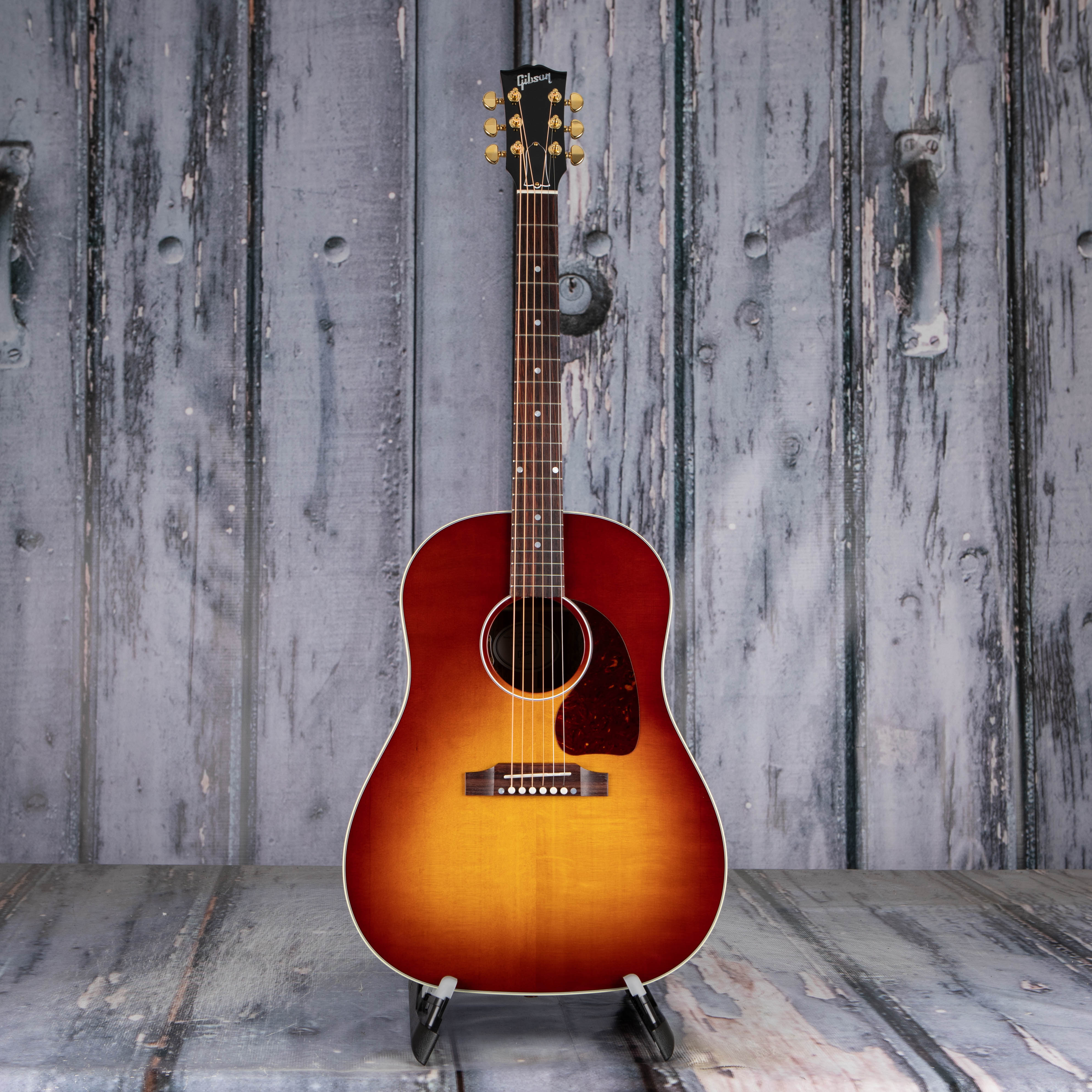 Gibson J-45 Standard Rosewood Acoustic/Electric Guitar, Rosewood Burst, front