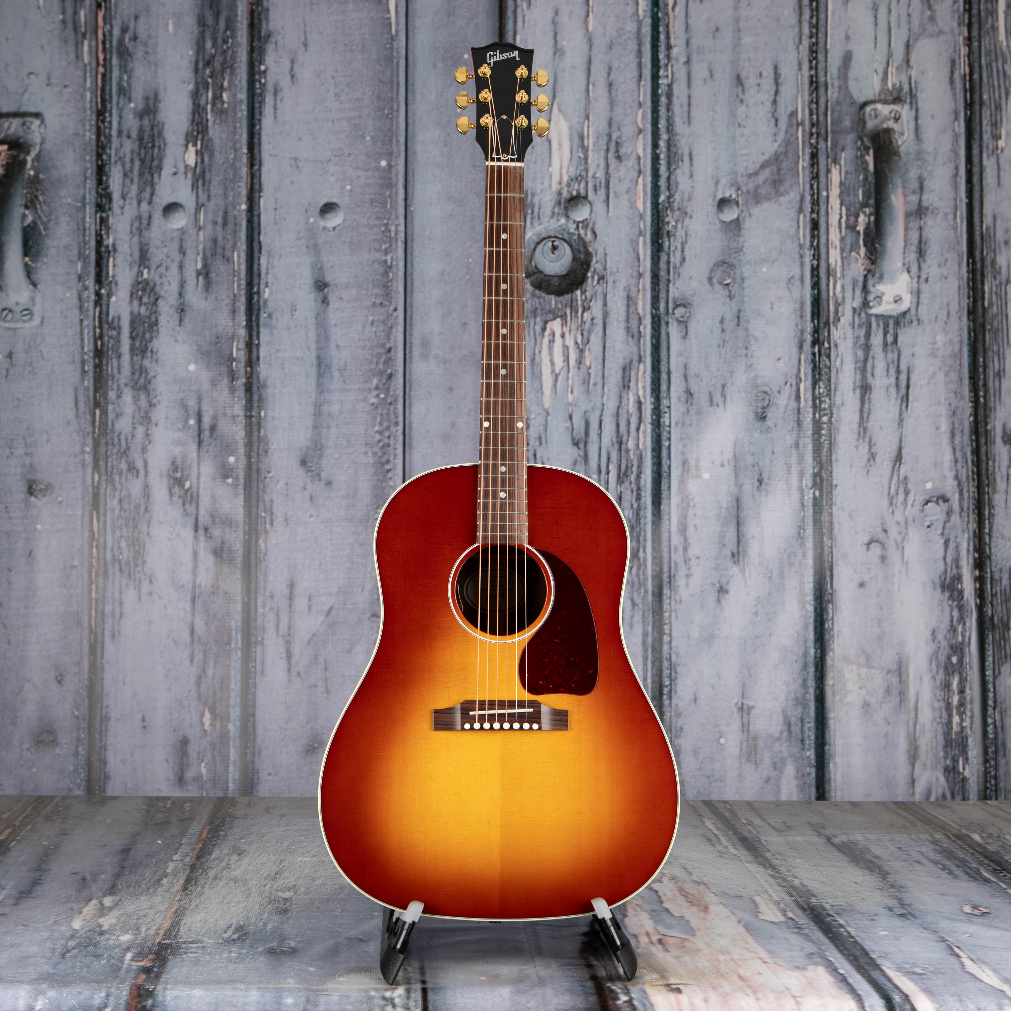 Gibson J-45 Standard Rosewood Acoustic/Electric Guitar, Rosewood Burst, front