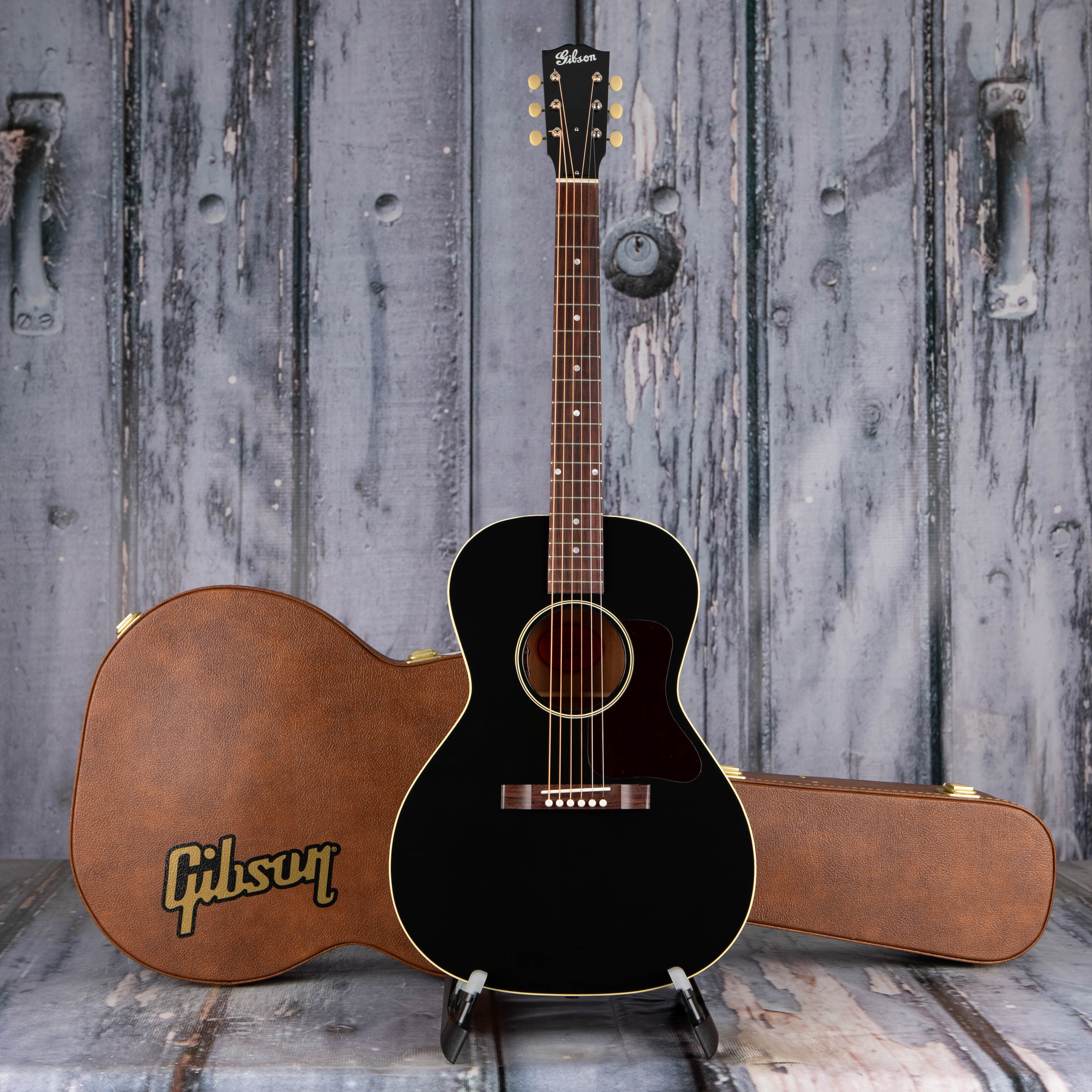 Gibson L-00 Original Acoustic Guitar, Ebony, case