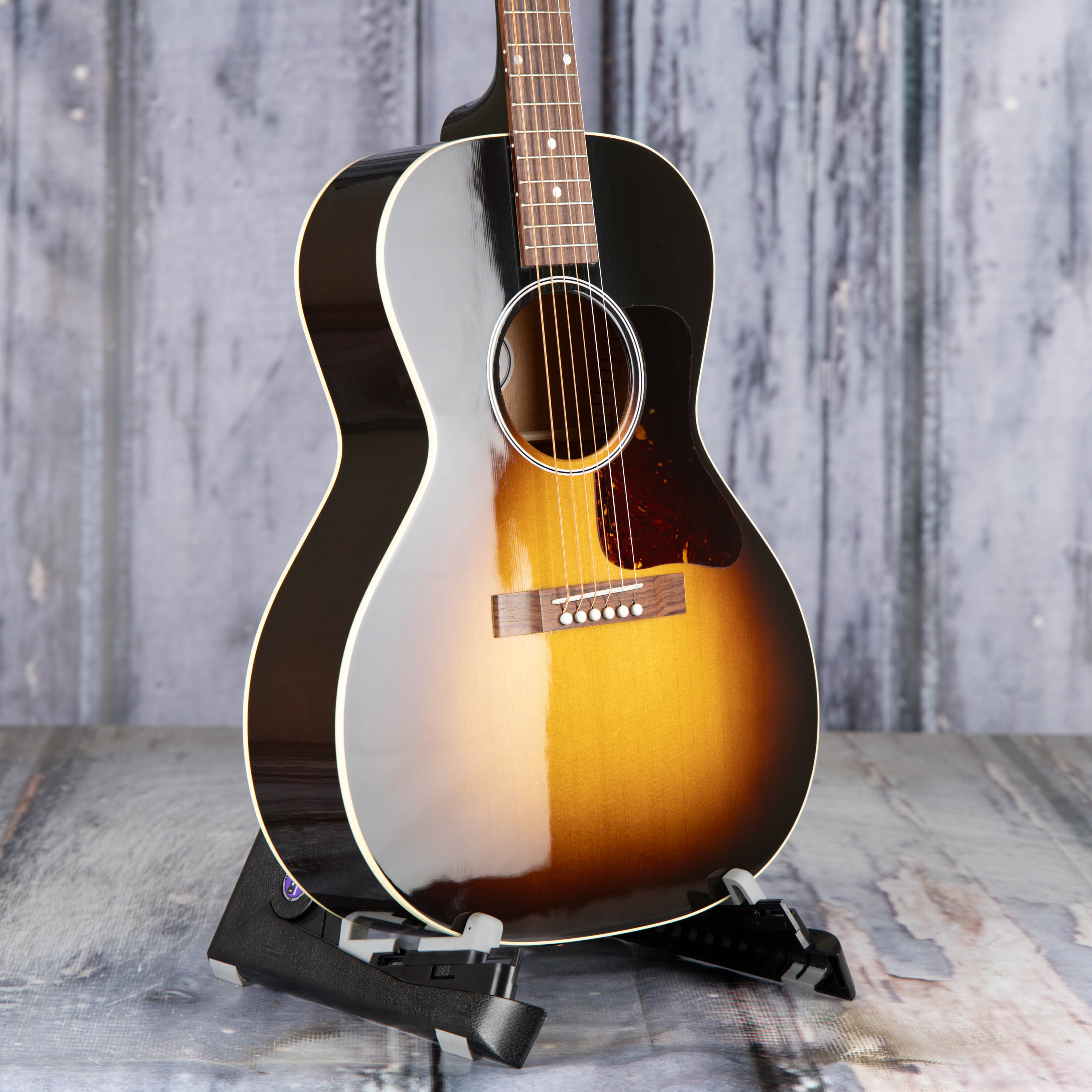 Gibson L-00 Standard Acoustic/Electric Guitar, Vintage Sunburst, angle