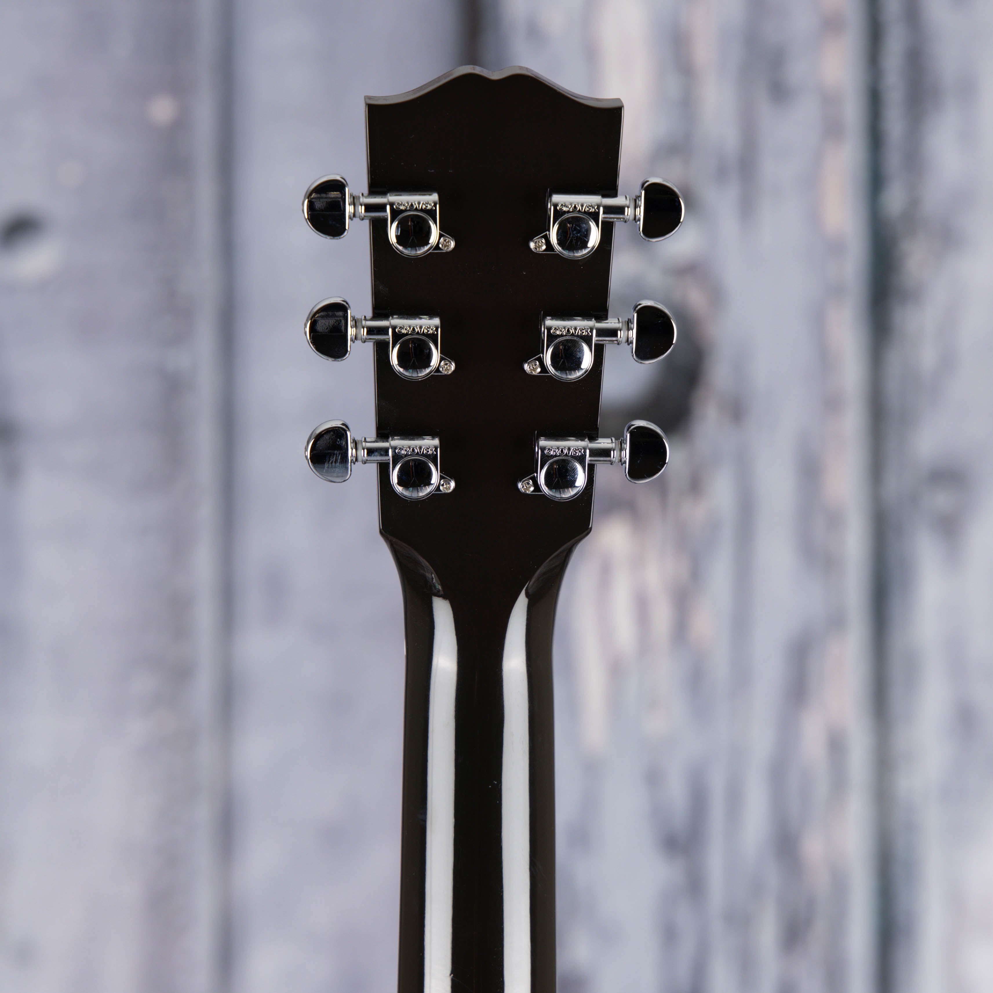 Gibson L-00 Standard Acoustic/Electric Guitar, Vintage Sunburst, back headstock
