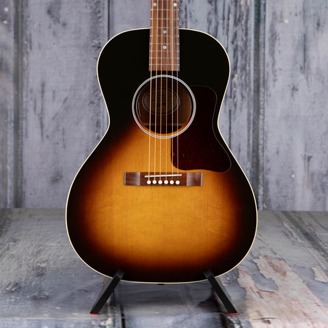 Gibson L-00 Standard Acoustic/Electric Guitar, Vintage Sunburst, front closeup