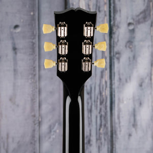Gibson Les Paul Studio Electric Guitar, Ebony, back headstock