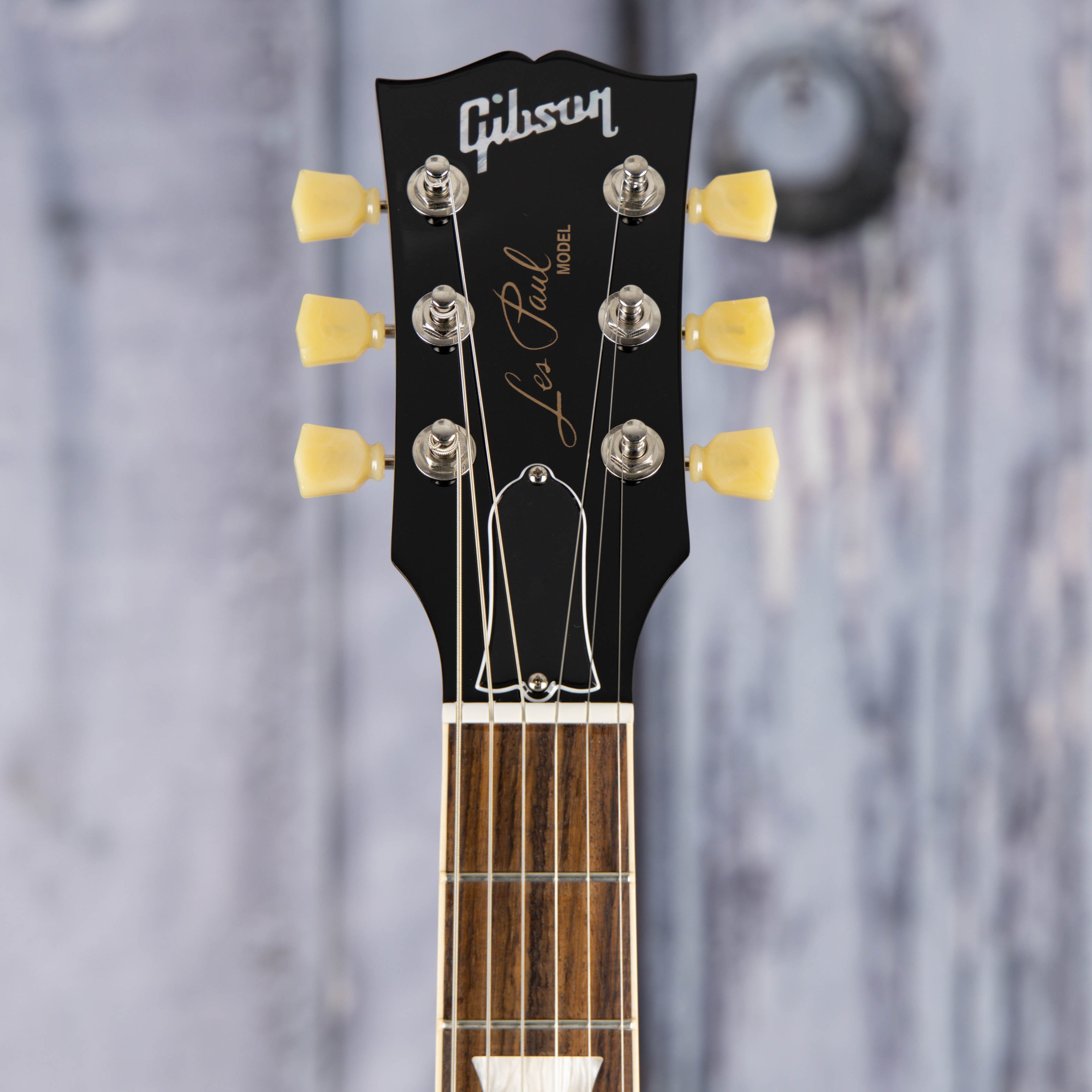 Gibson Limited Edition Les Paul Standard 50s Double Trouble Electric Guitar, Vintage Honey Burst Gloss, front headstock