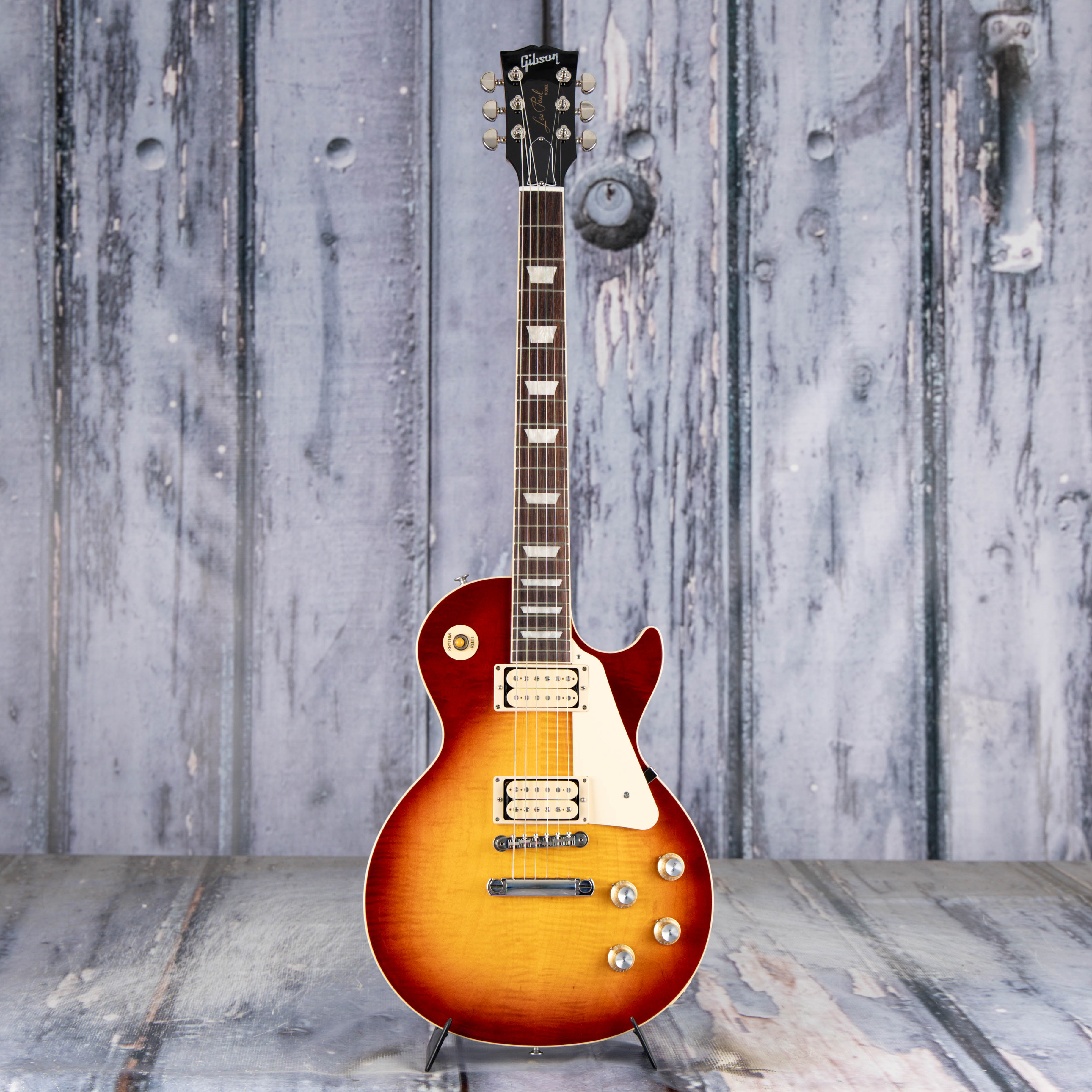 Gibson Limited Edition Les Paul Standard 60s Double Trouble Electric Guitar, Vintage Bourbon Burst Gloss, front