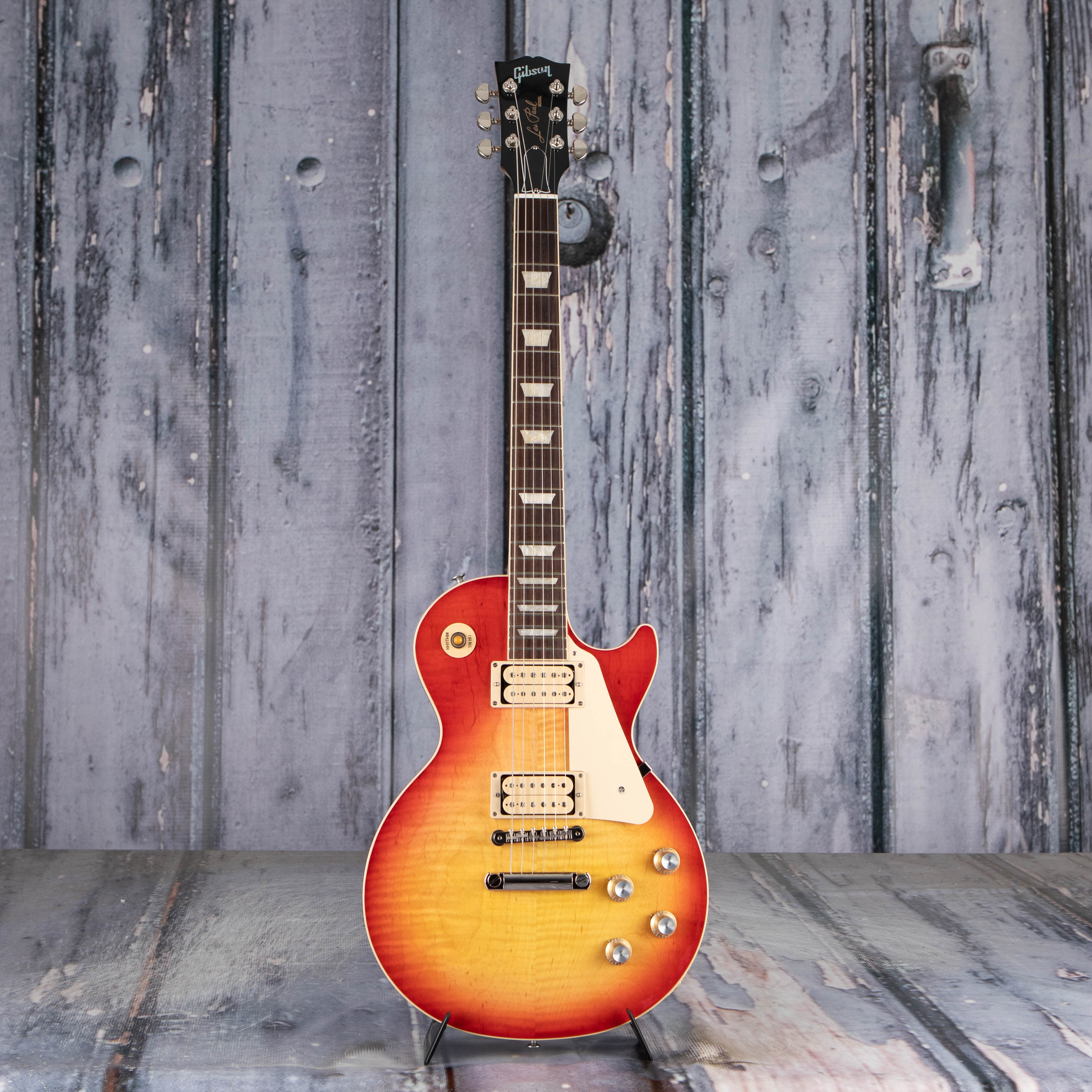 Gibson Limited Edition Les Paul Standard 60s Double Trouble Electric Guitar, Vintage Cherry Sunburst Gloss, front