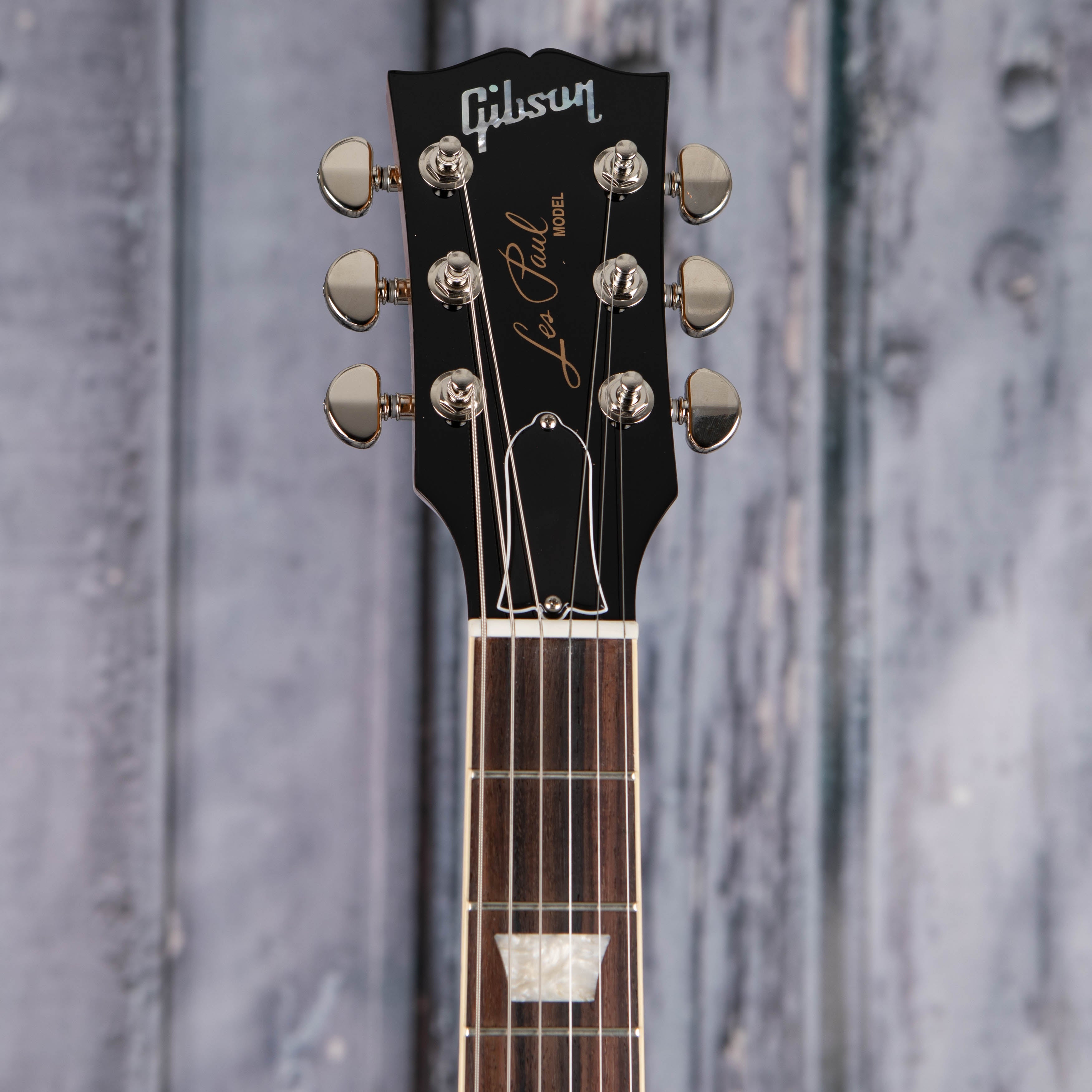 Gibson Limited Edition Les Paul Standard 60s Double Trouble Electric Guitar, Vintage Tobacco Burst Gloss, front headstock