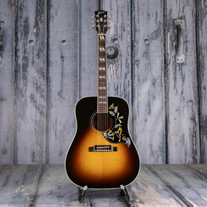 Gibson Montana Hummingbird Standard Acoustic/Electric Guitar, Vintage Sunburst, front