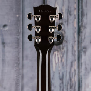 Gibson Montana Hummingbird Standard Acoustic/Electric Guitar, Vintage Sunburst, back headstock