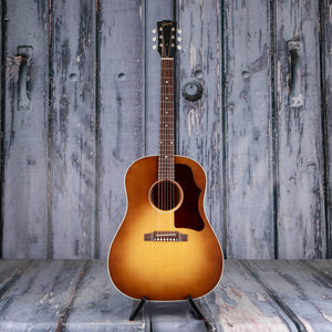 Gibson Montana J-45 '50s Faded Acoustic/Electric Guitar, Faded Sunburst, front