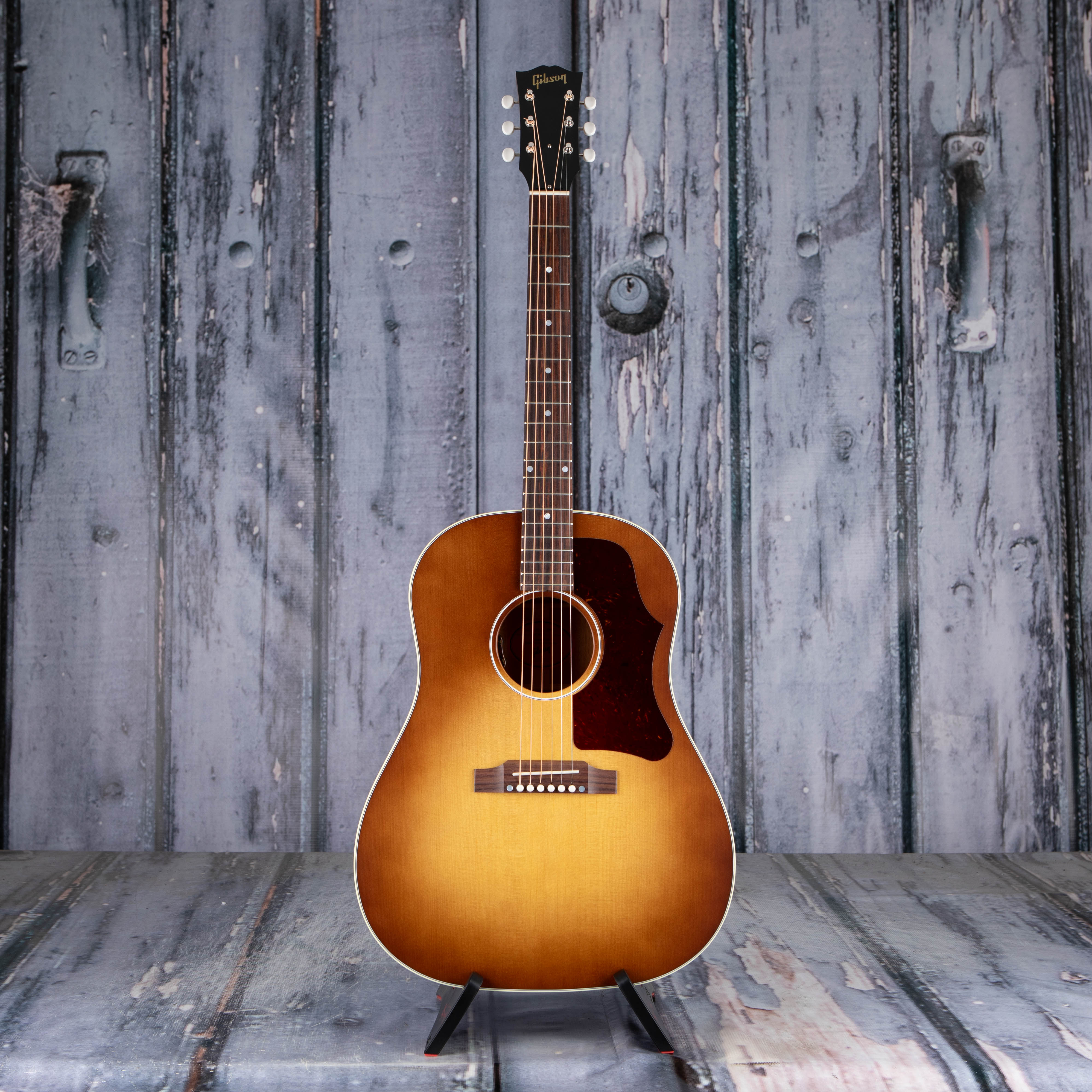 Gibson Montana J-45 '50s Faded Acoustic/Electric Guitar, Faded Sunburst, front
