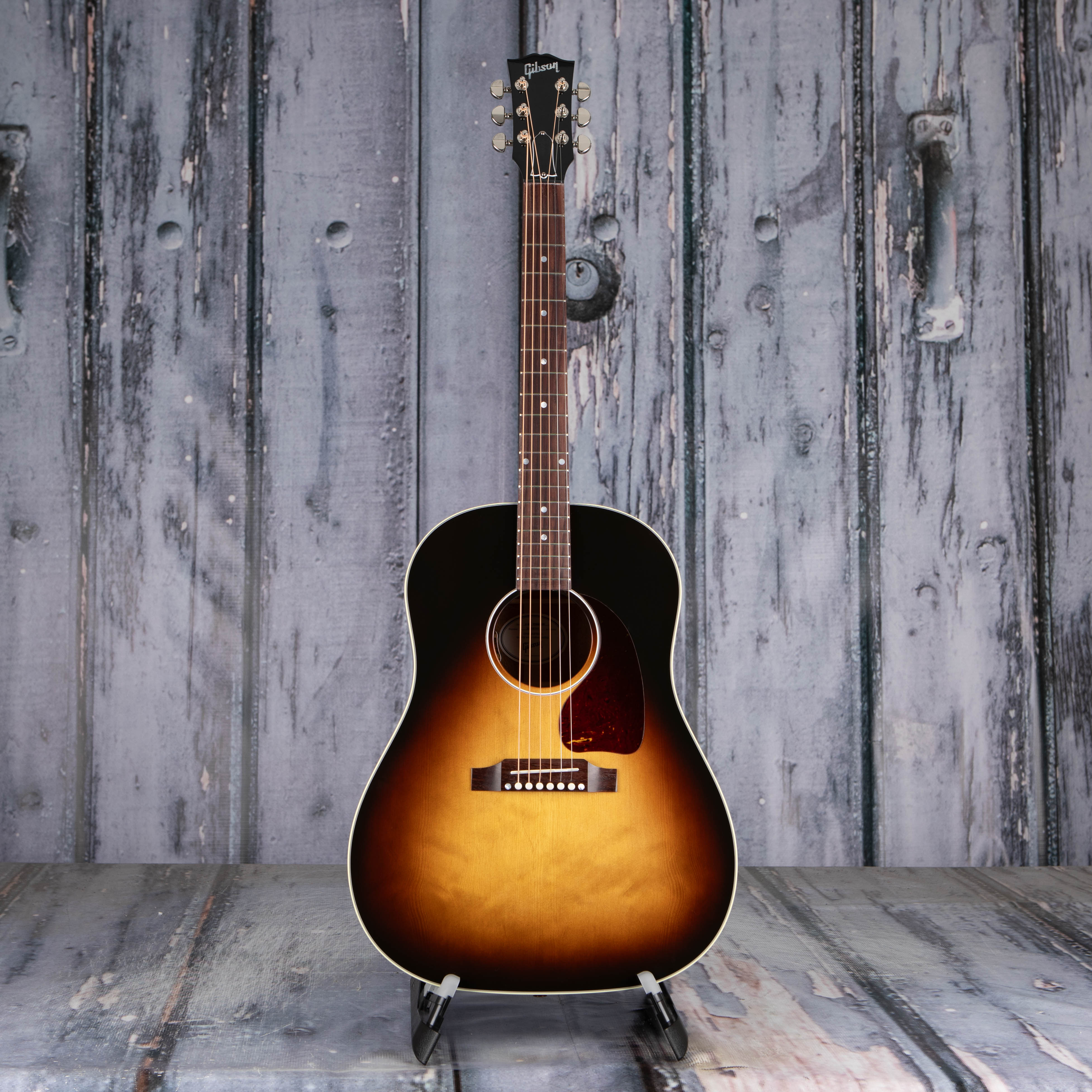 Gibson Montana J-45 Standard Dreadnought Acoustic/Electric Guitar, Vintage Sunburst, front