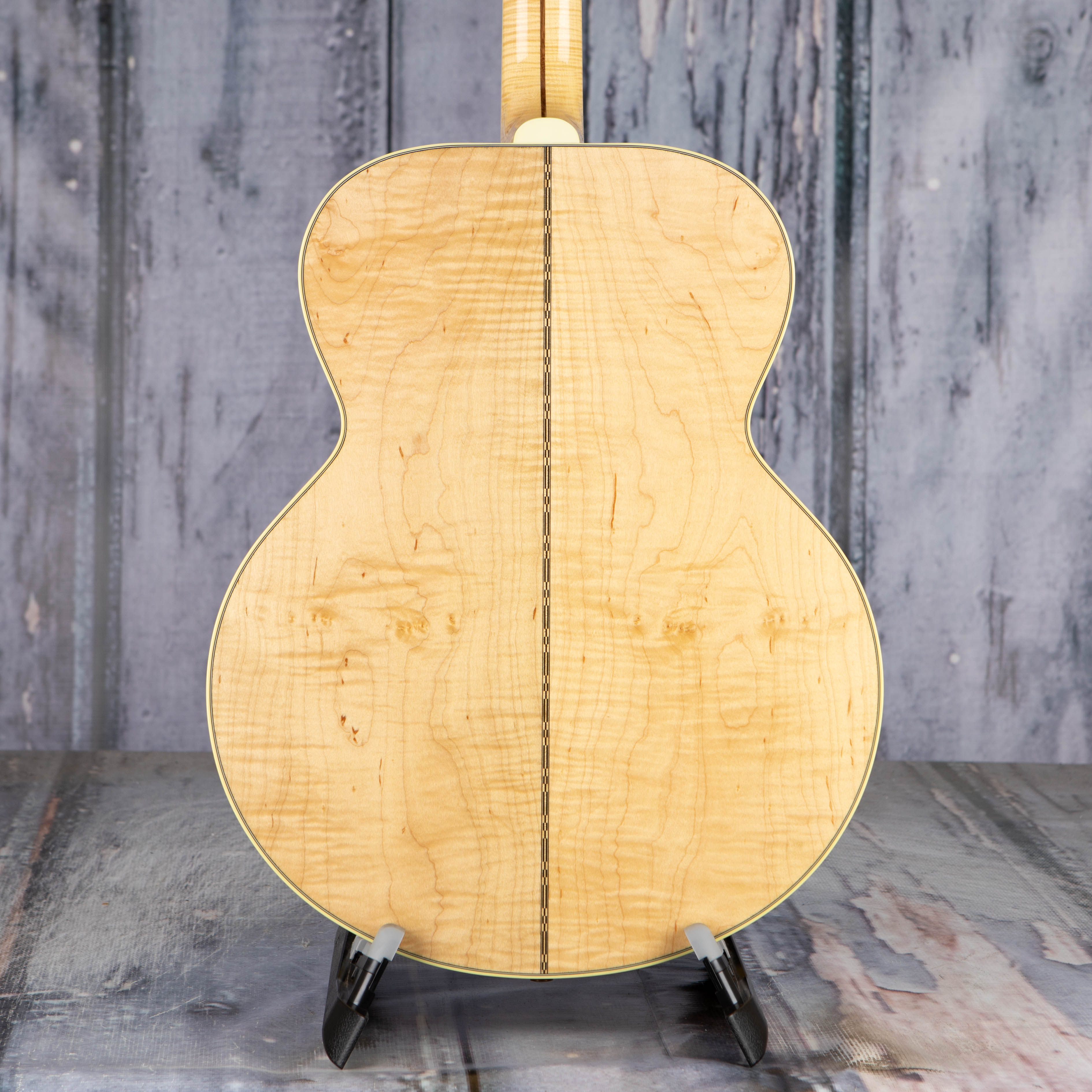 Gibson Montana SJ-200 Original Acoustic/Electric Guitar, Antique Natural, back closeup