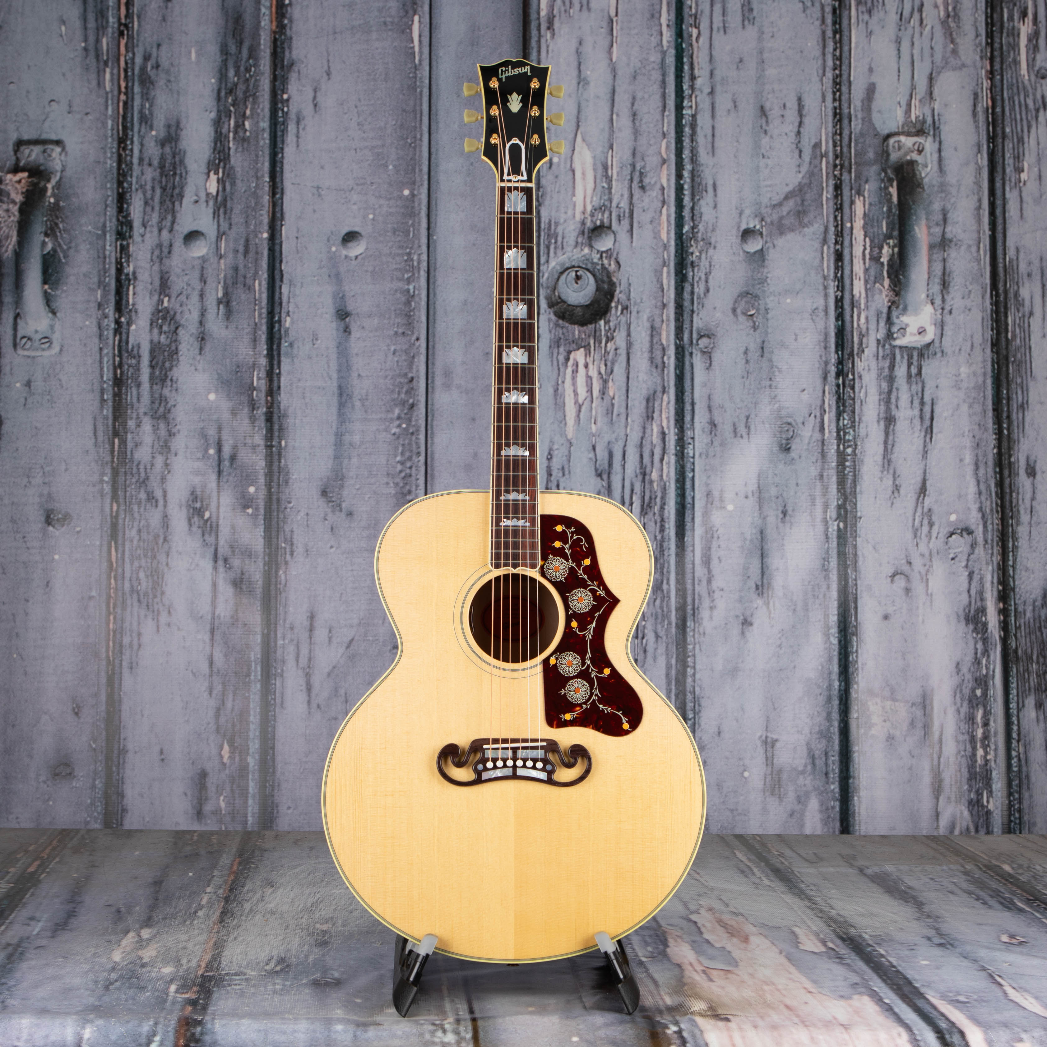 Gibson Montana SJ-200 Original Acoustic/Electric Guitar, Antique Natural, front
