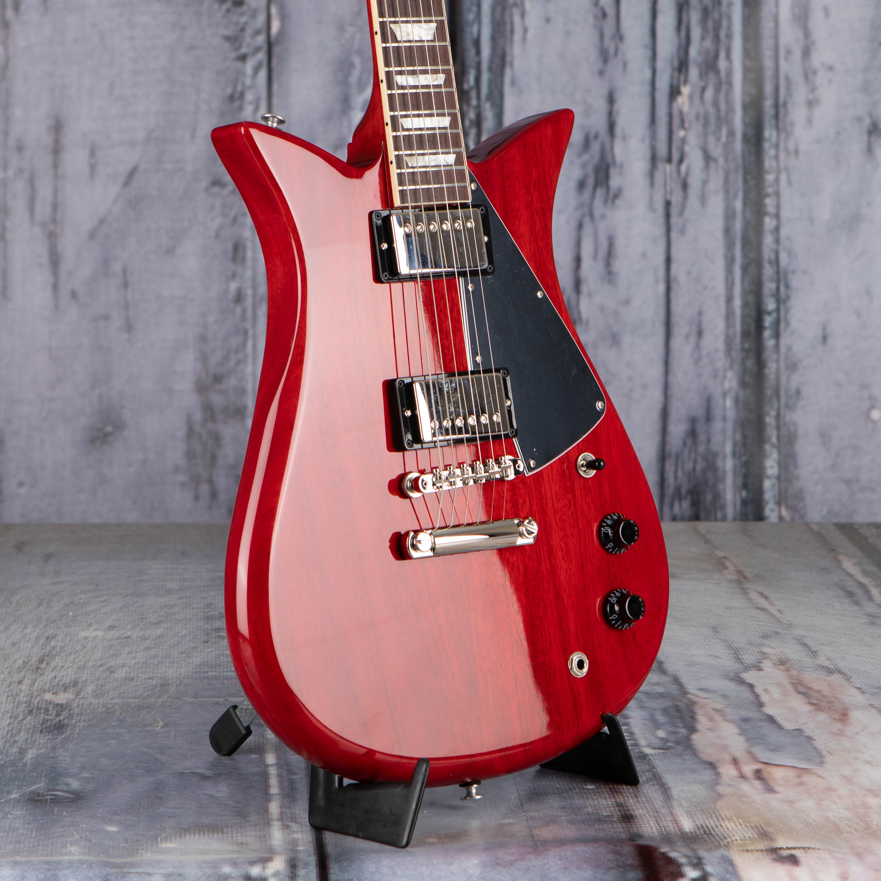Gibson Theodore Standard Electric Guitar, Vintage Cherry, angle