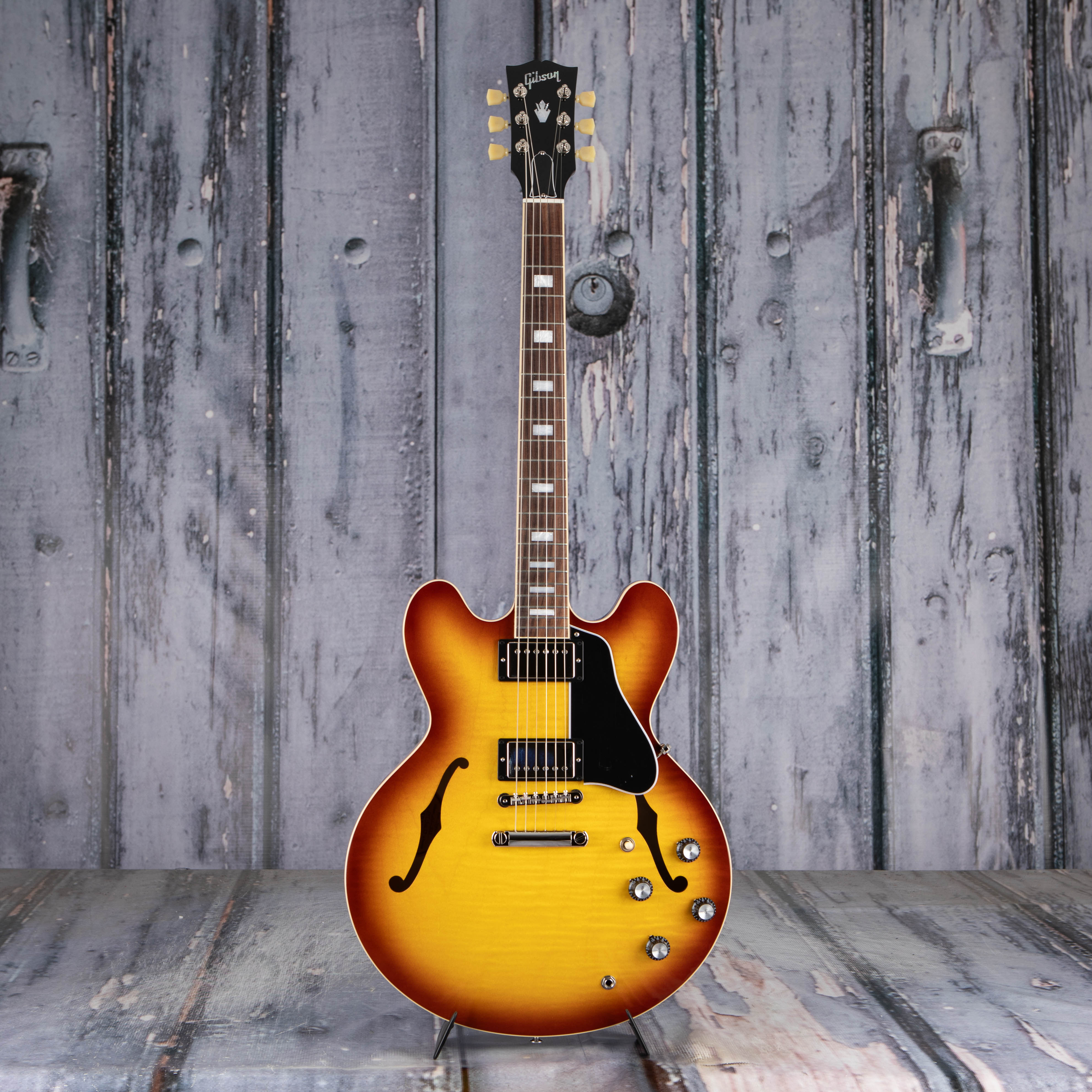 Gibson USA ES335 Figured SemiHollowbody, Iced Tea For Sale Replay