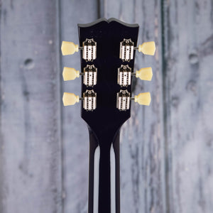 Gibson USA ES-335 Semi-Hollowbody Guitar, Deep Purple, back headstock