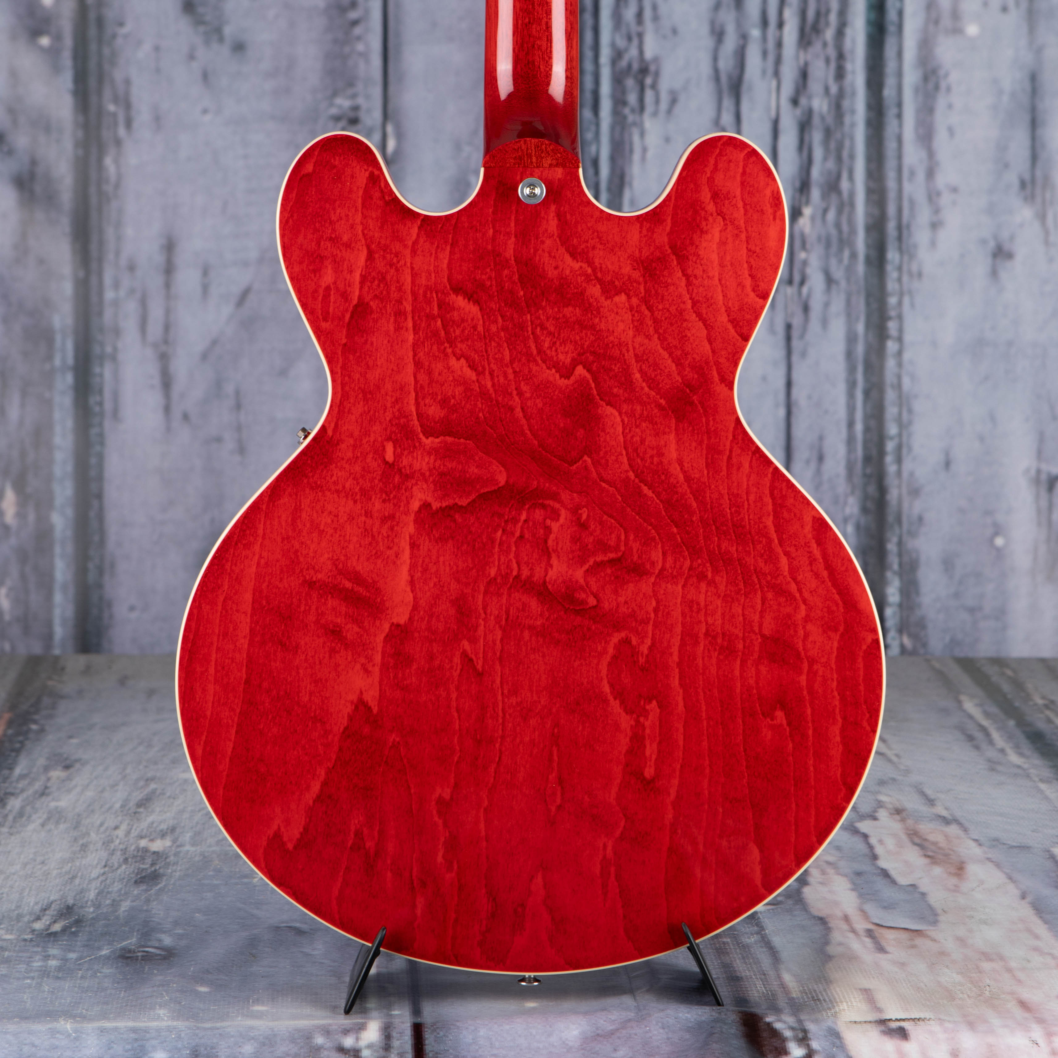 Gibson USA ES-335 Semi-Hollowbody Guitar, Sixties Cherry, back closeup