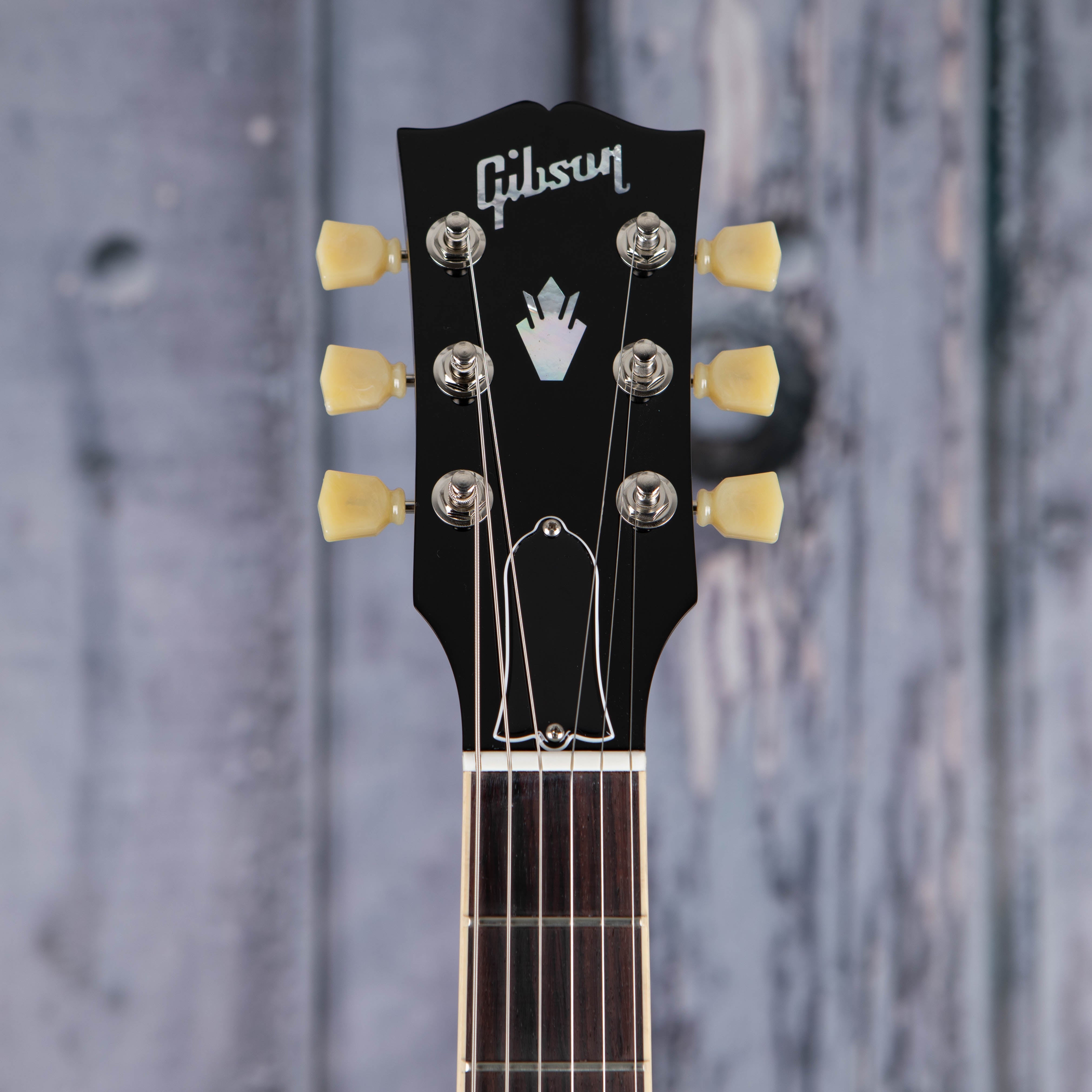 Gibson USA ES-335 Semi-Hollowbody Guitar, Vintage Burst, front headstock