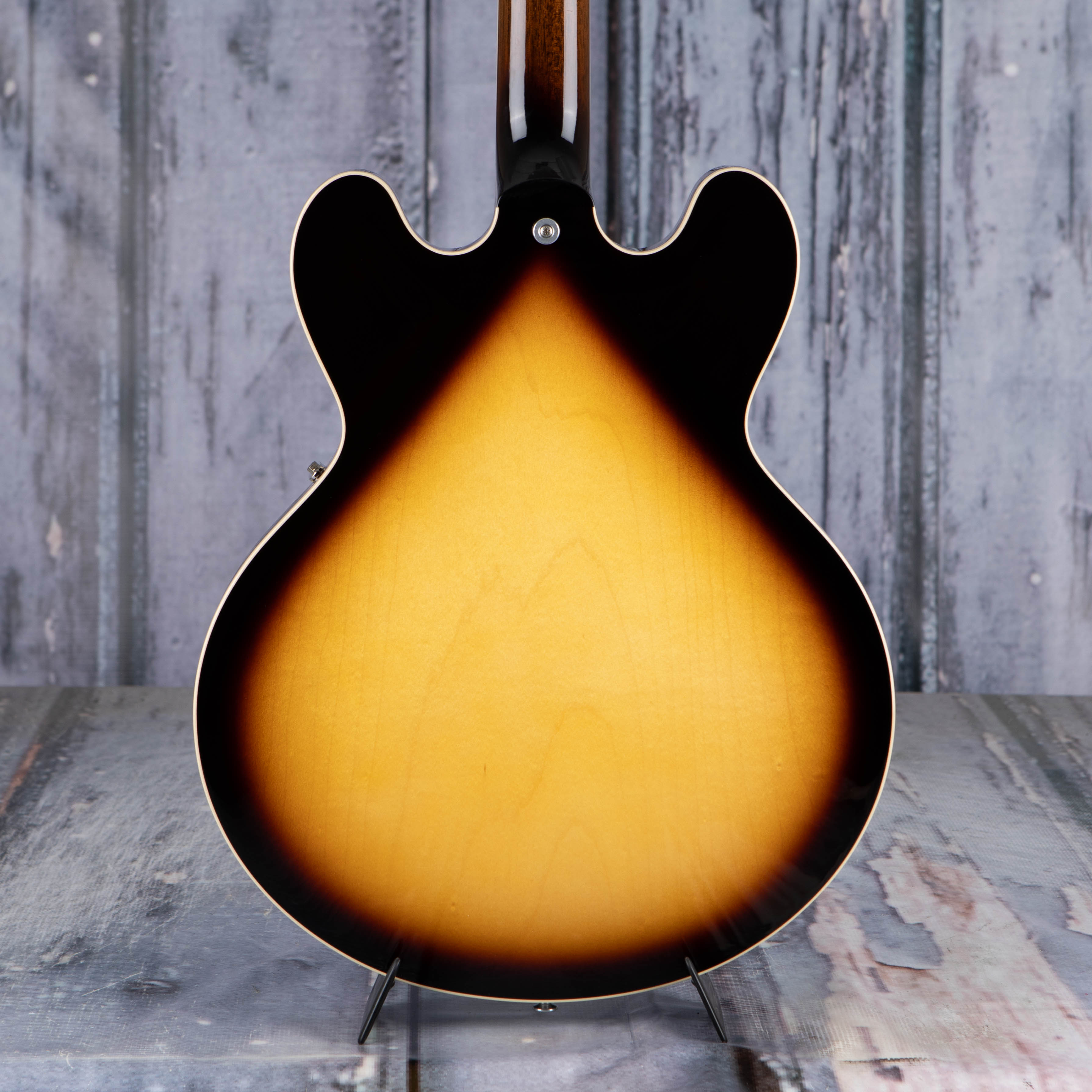 Gibson USA ES-345 Semi-Hollowbody Guitar, Vintage Burst, back closeup