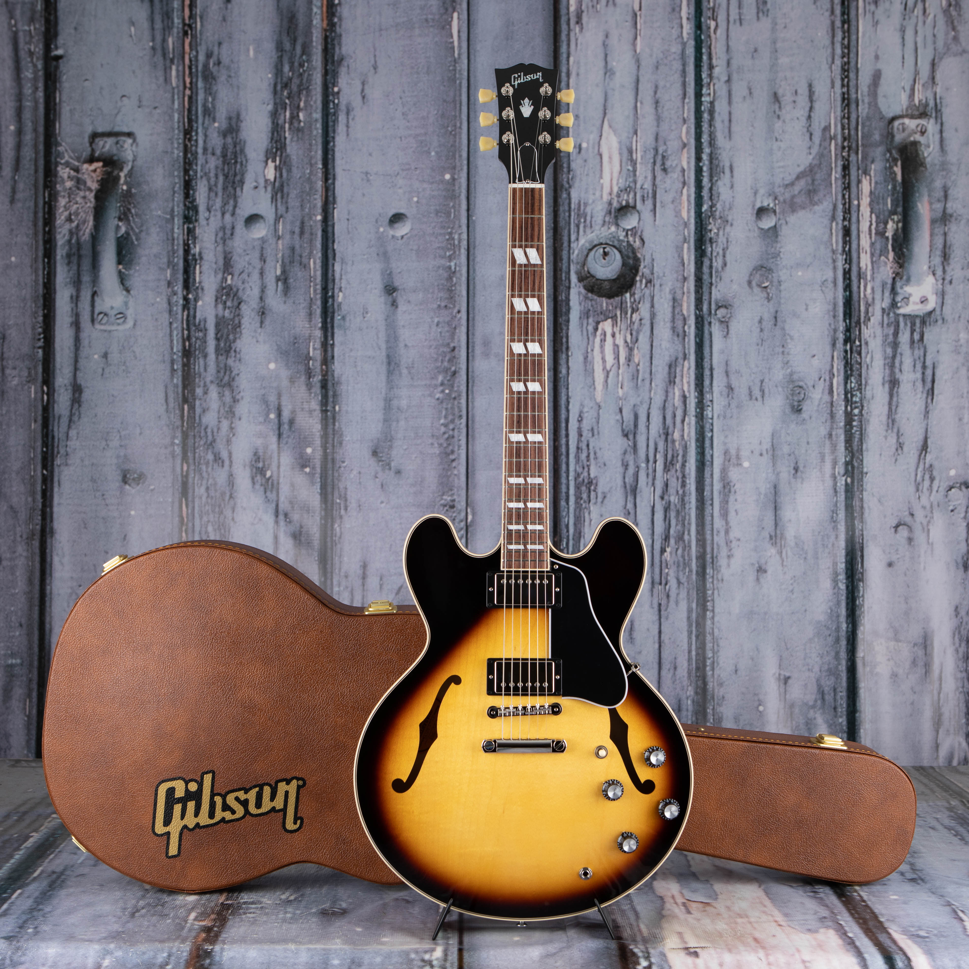 Gibson USA ES-345 Semi-Hollowbody Guitar, Vintage Burst, case