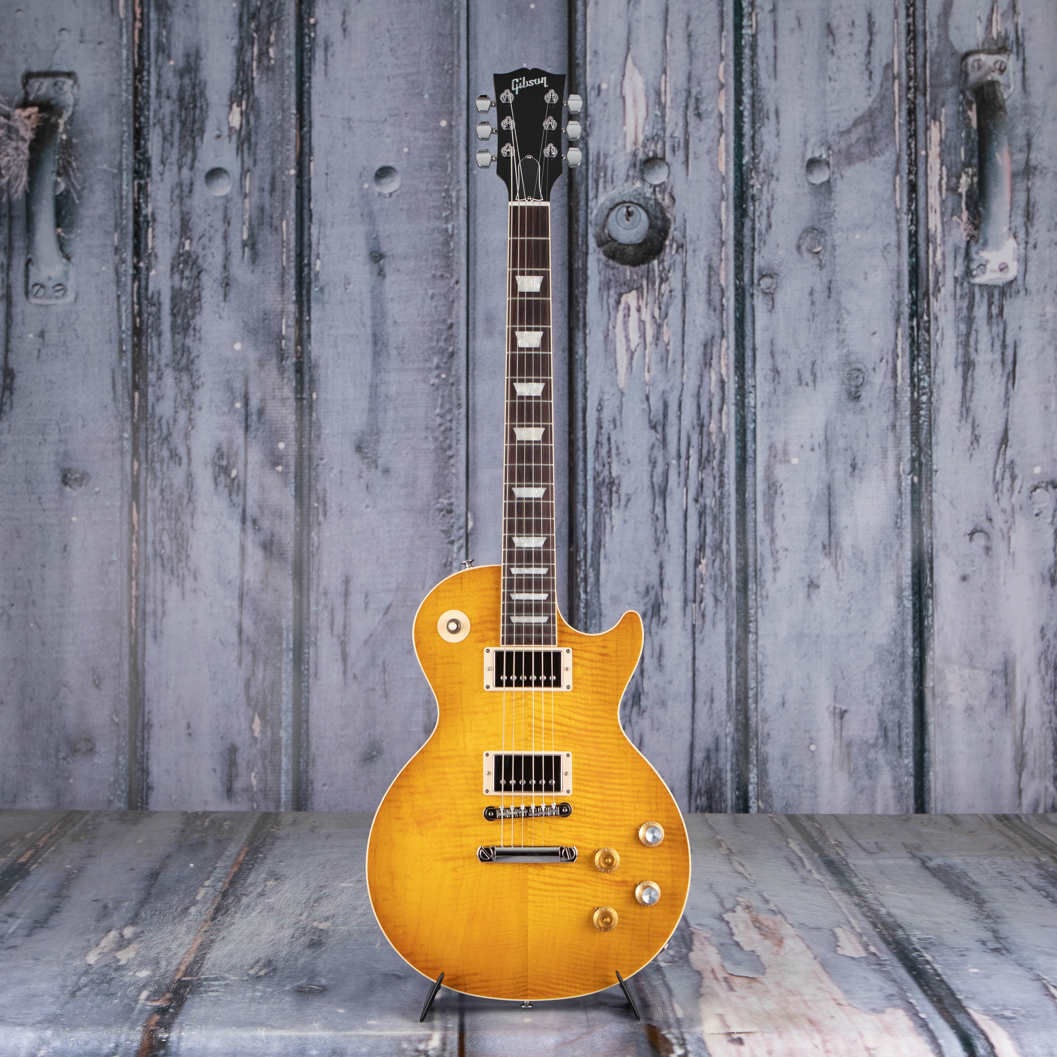 Gibson USA Kirk Hammett "Greeny" Les Paul Standard Electric Guitar, Greeny Burst, front