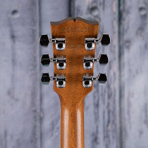 Gibson USA Kirk Hammett "Greeny" Les Paul Standard Electric Guitar, Greeny Burst, back headstock