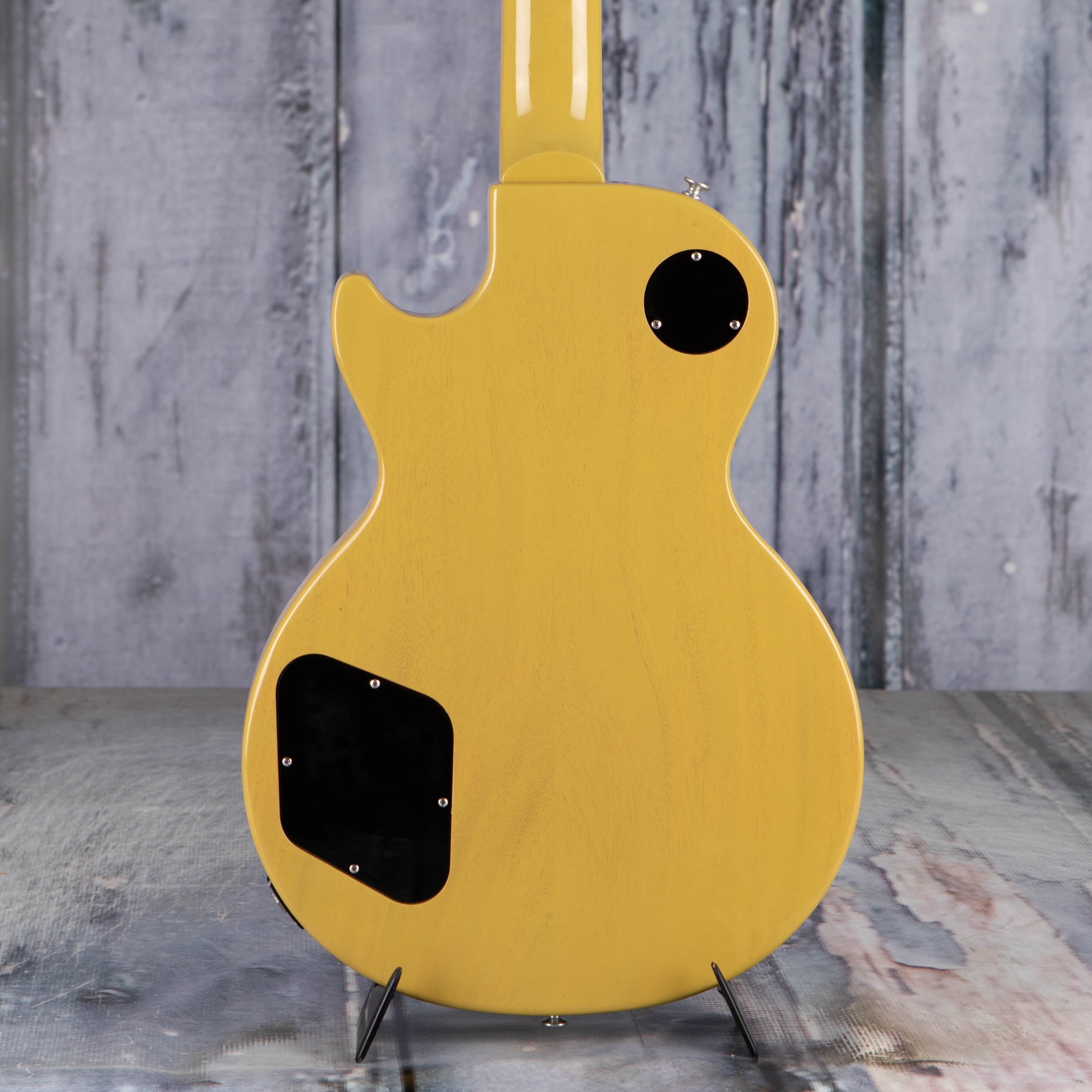 Gibson USA Les Paul Special Electric Guitar, TV Yellow, back closeup