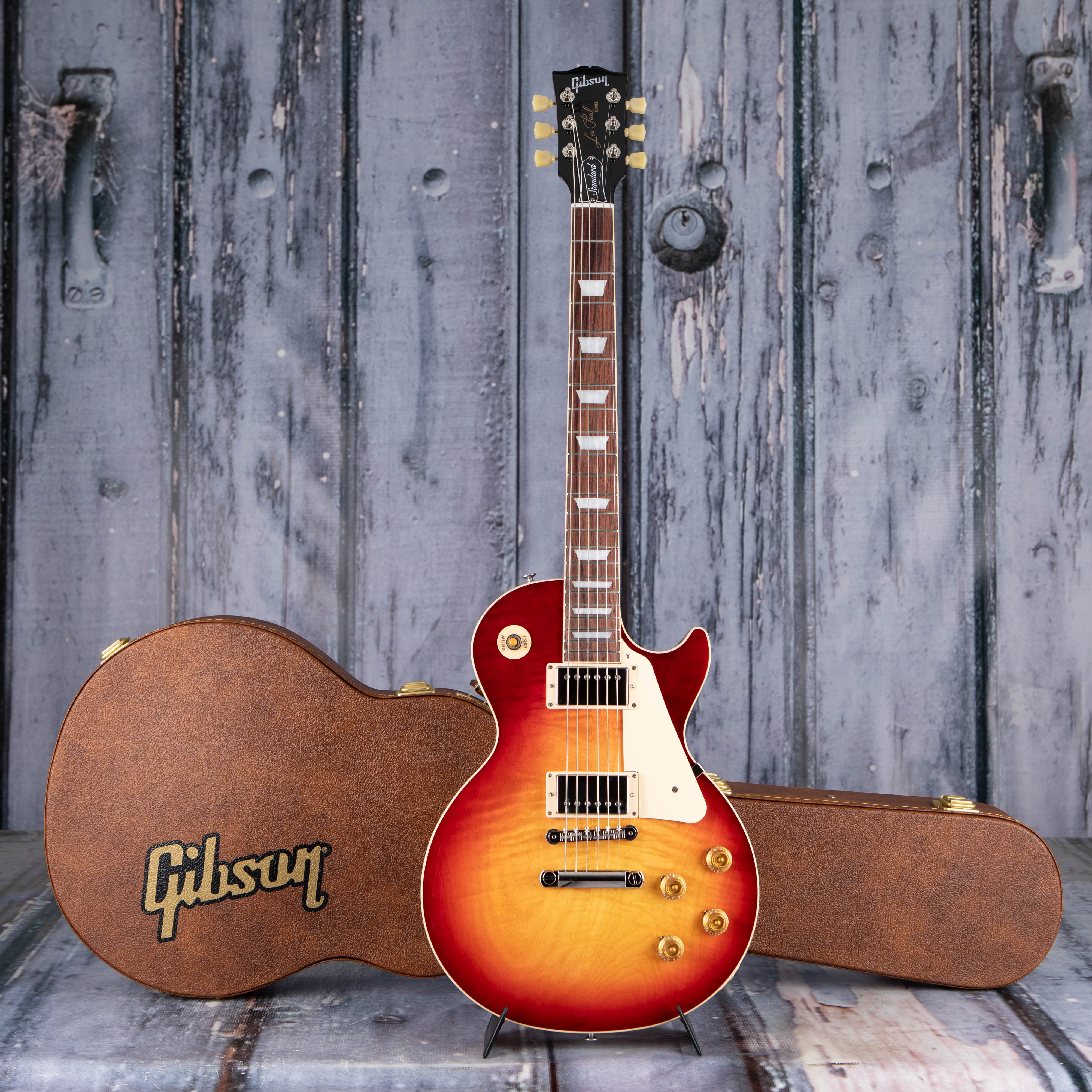Gibson USA Les Paul Standard '50s Electric Guitar, Heritage Cherry Sunburst, case