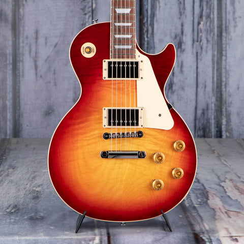 Gibson USA Les Paul Standard '50s Electric Guitar, Heritage Cherry Sunburst, front closeup
