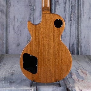 Gibson USA Les Paul Standard 50s Figured Top Electric Guitar, Translucent Oxblood, back closeup