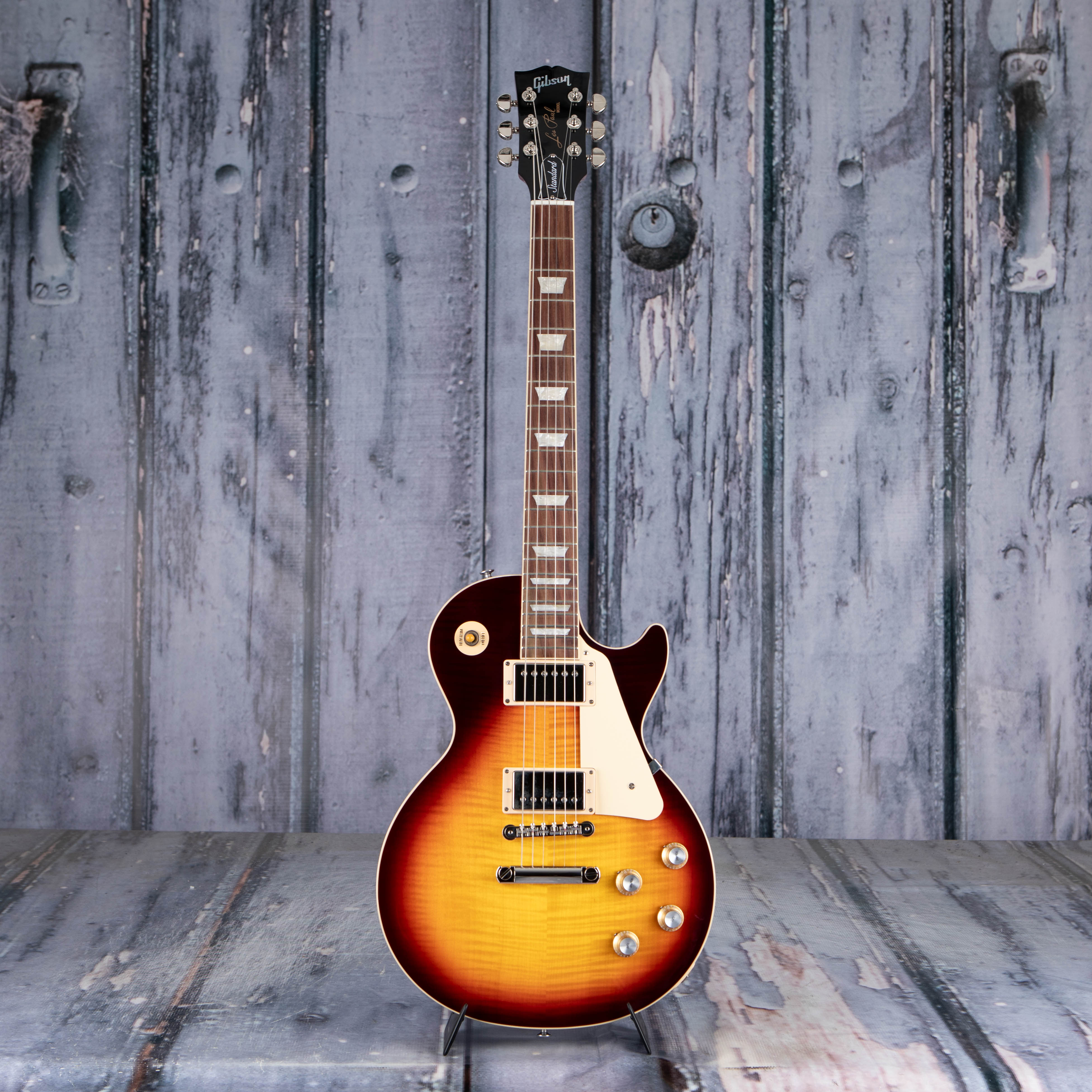 Gibson USA Les Paul Standard '60s Electric Guitar, Bourbon Burst, front