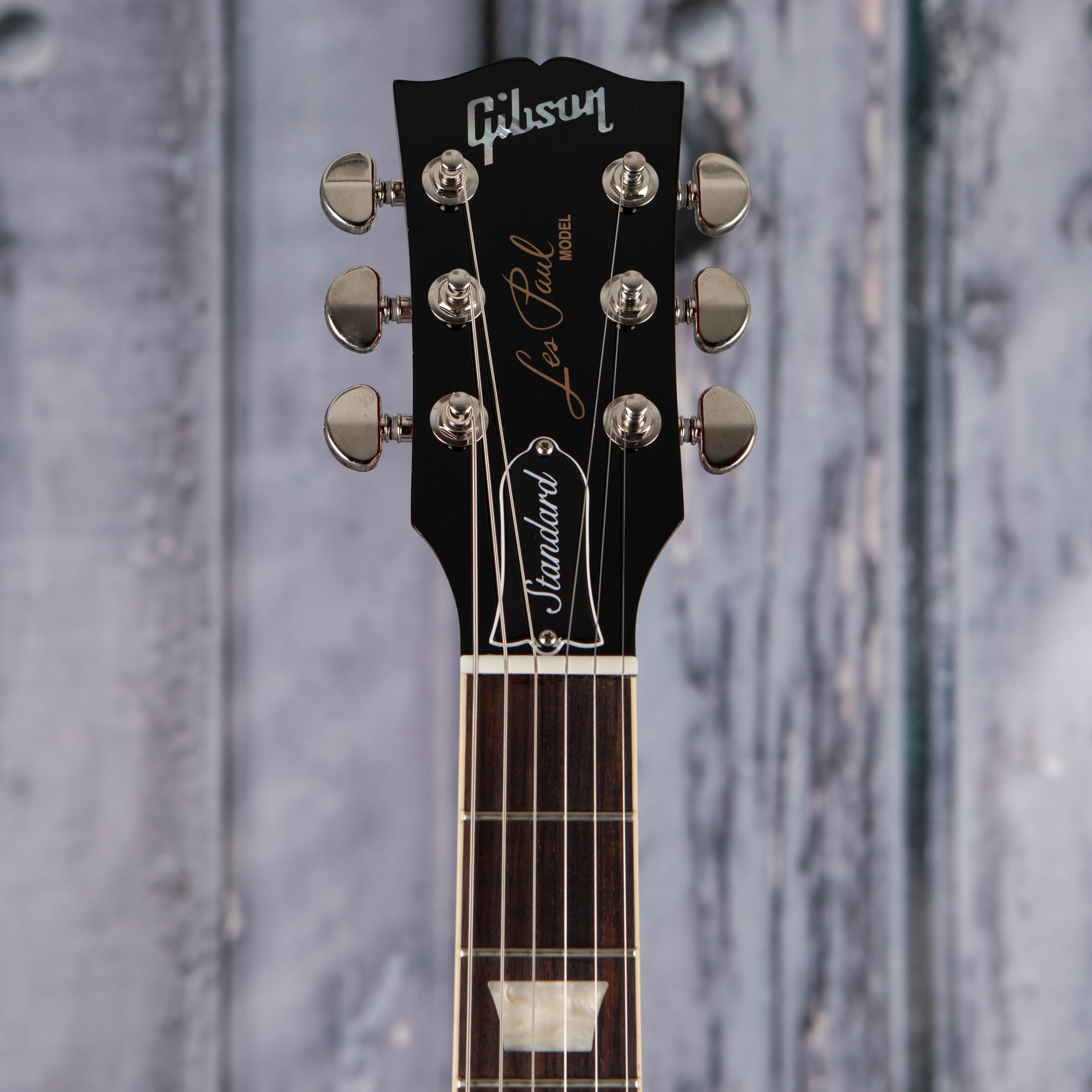 Gibson USA Les Paul Standard '60s Electric Guitar, Unburst, front headstock