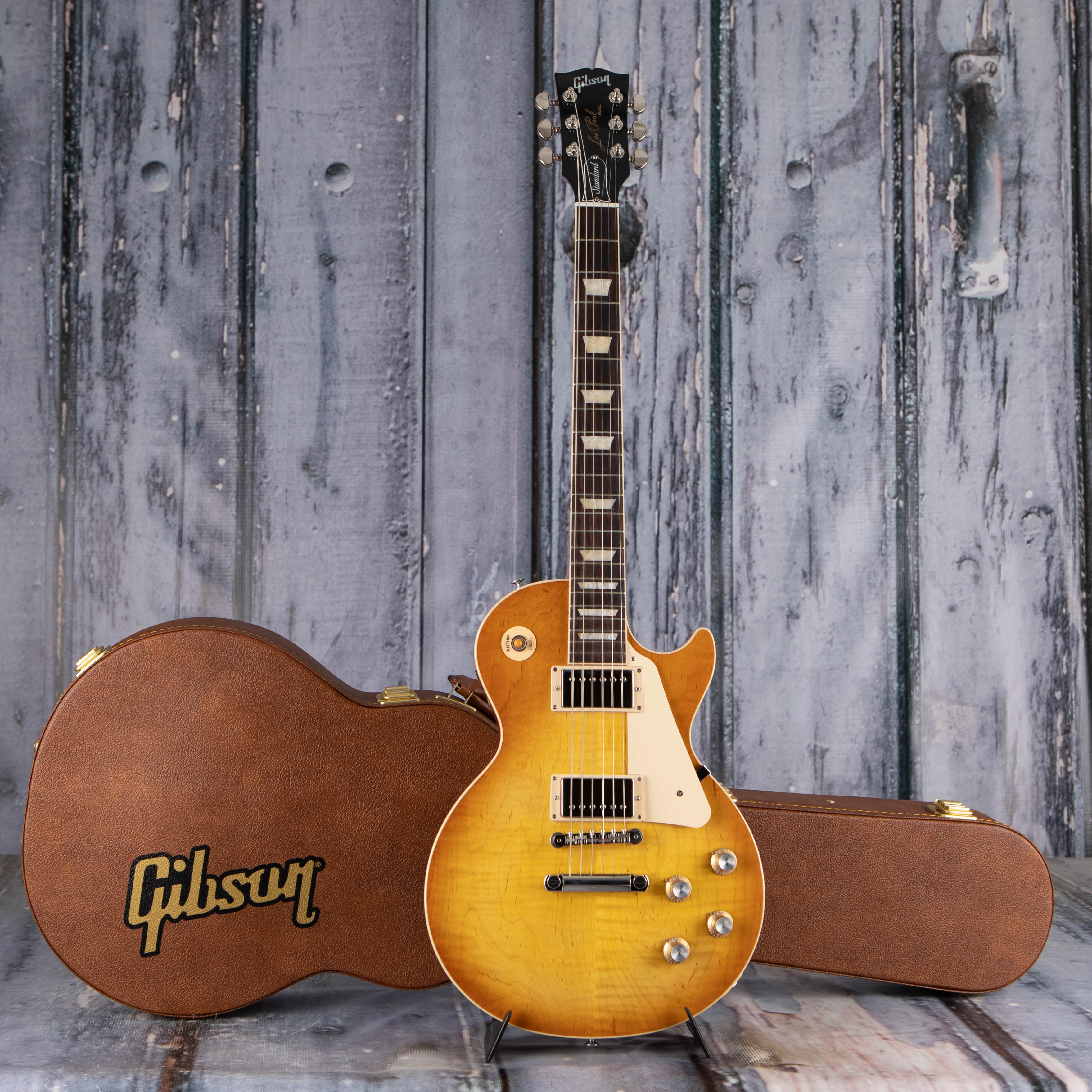 Gibson USA Les Paul Standard '60s Electric Guitar, Unburst, case
