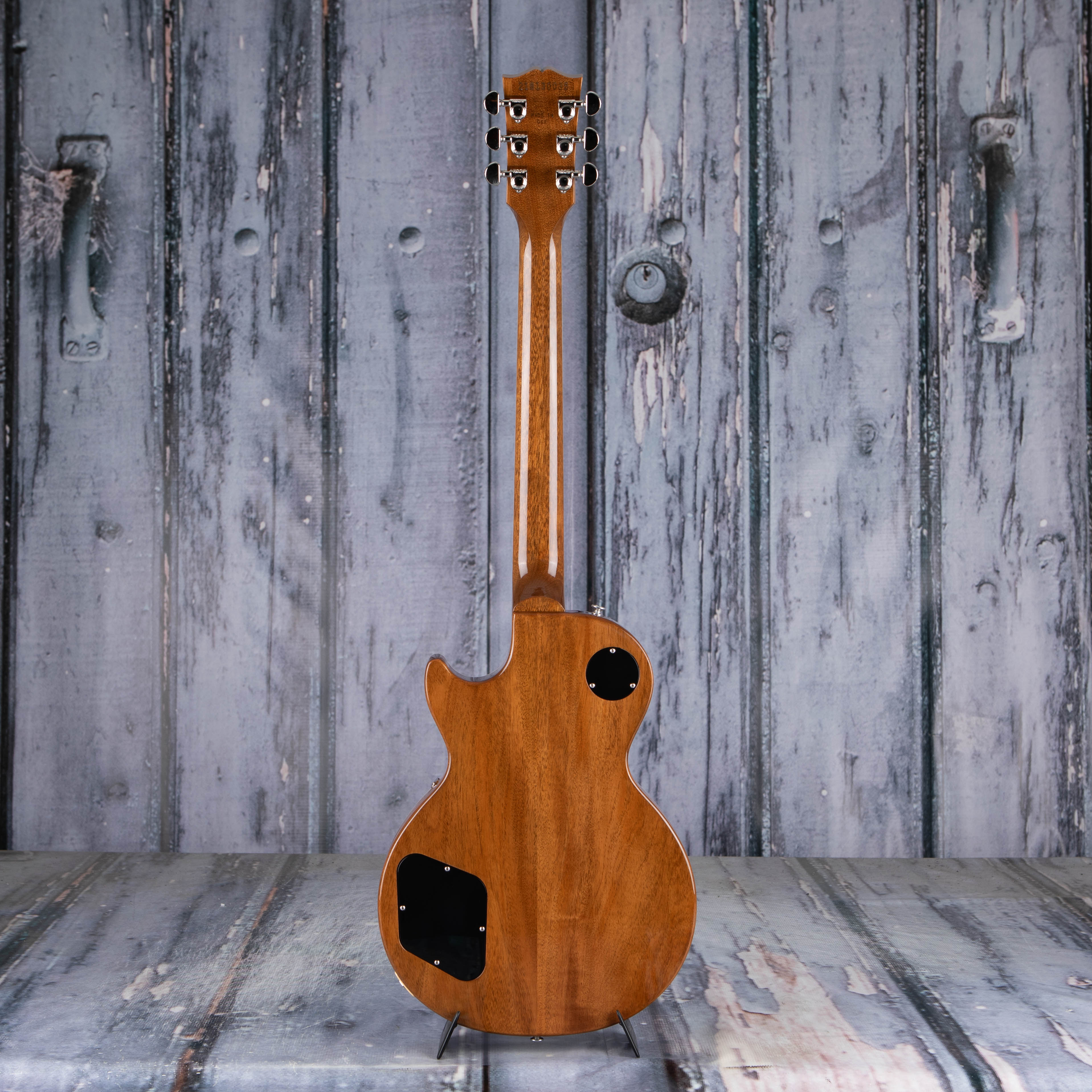 Gibson USA Les Paul Standard 60s Figured Top Electric Guitar, Translucent Fuchsia, back
